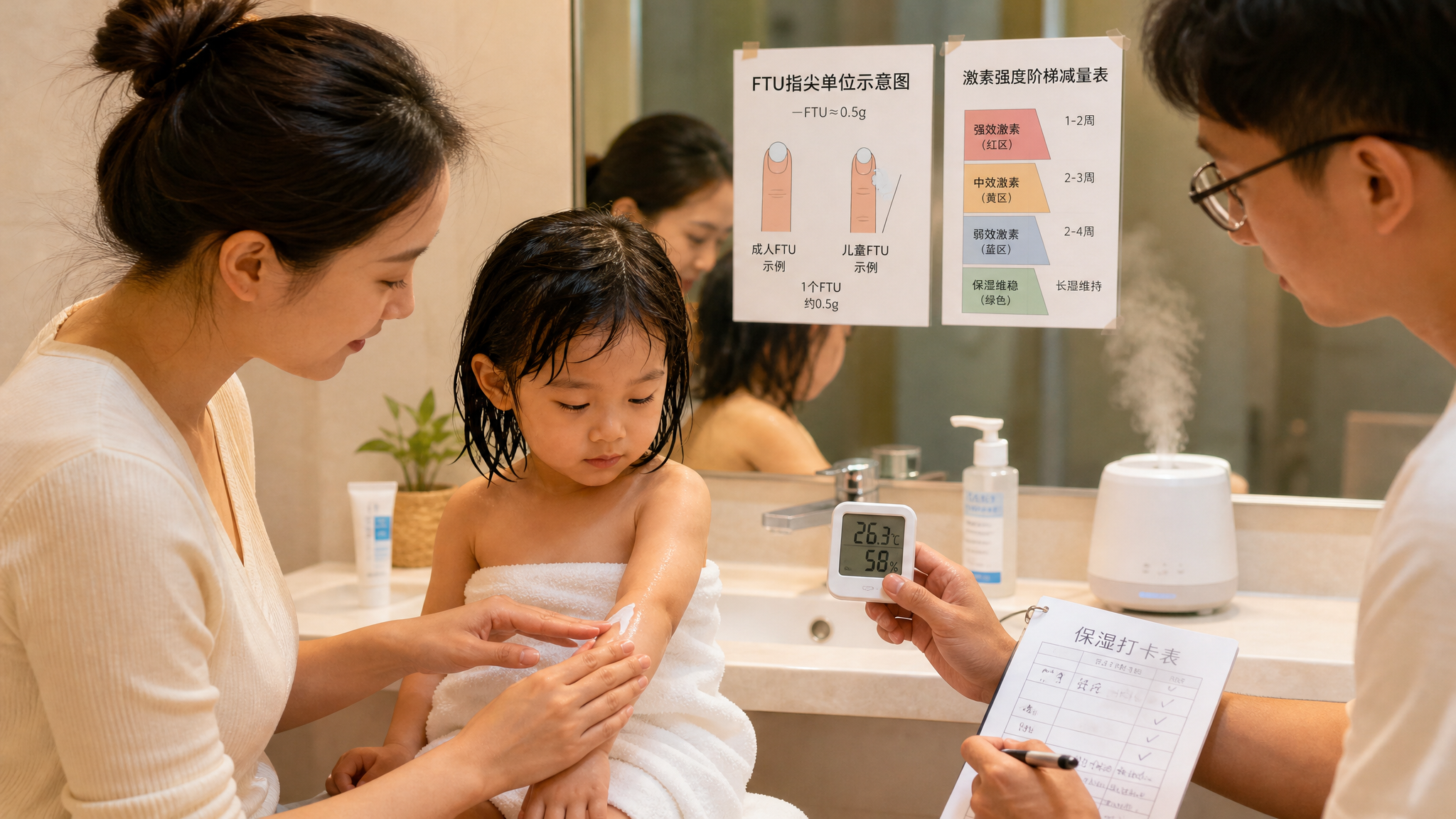 秋季湿疹总复发？保湿用量+FTU涂激素一次讲清