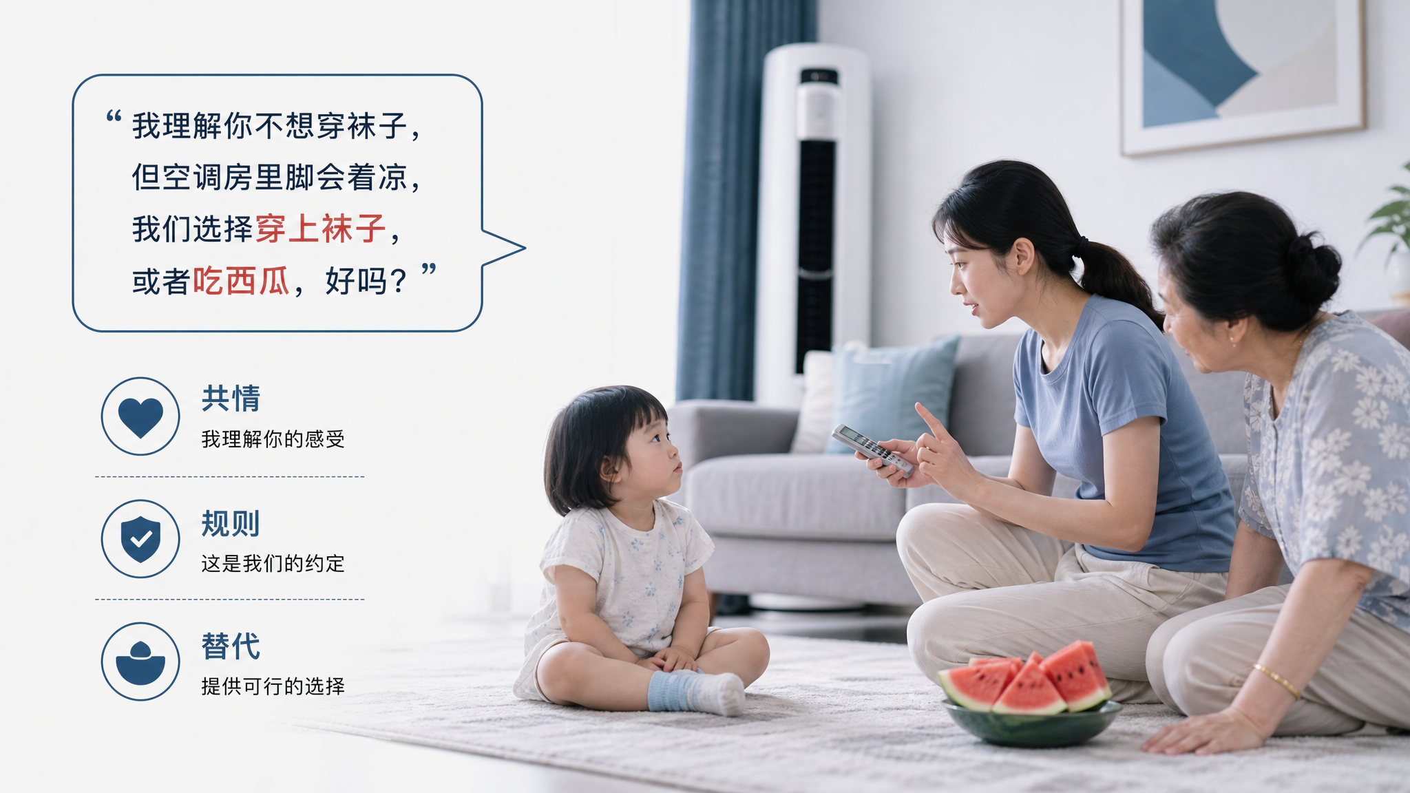 奶奶一心疼就开电视？3句话守住管教边界