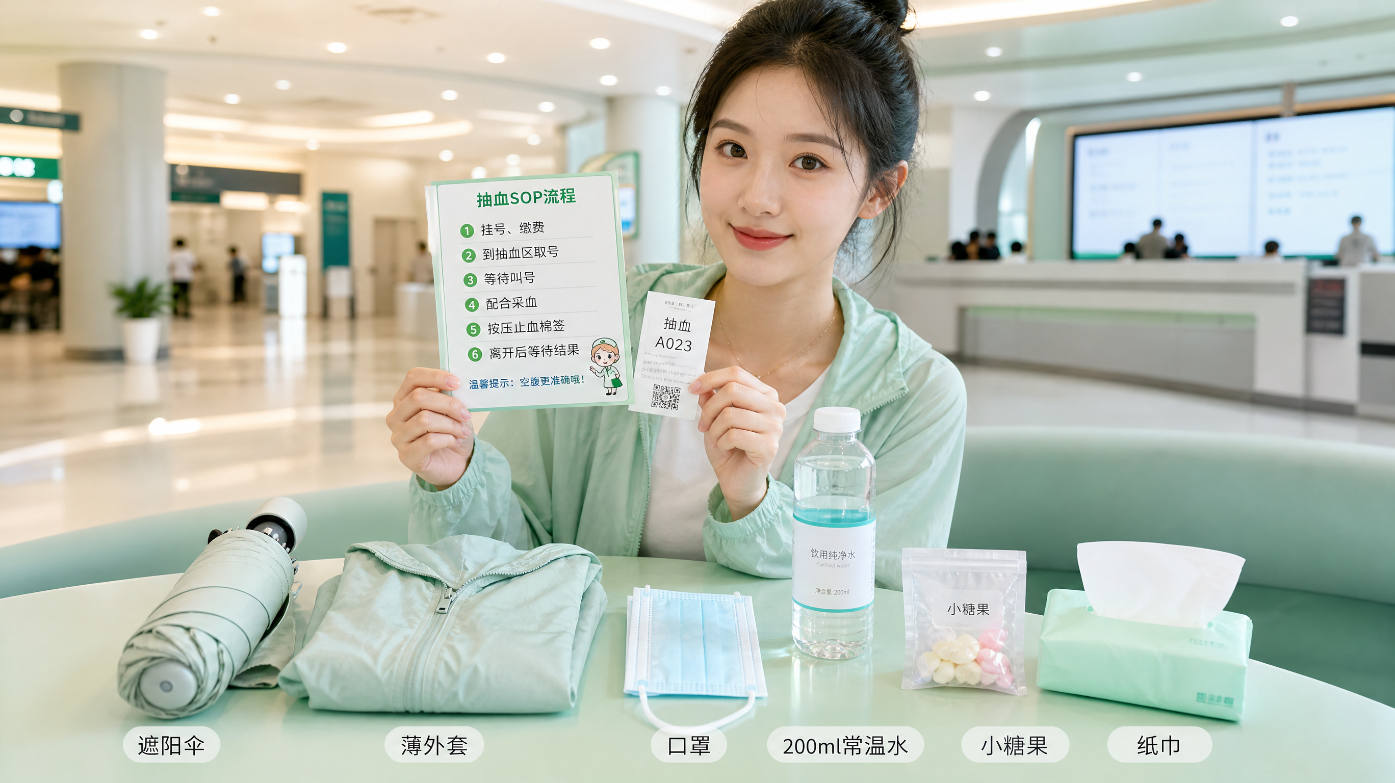 血HCG要空腹憋尿吗？夏天抽血不晕不晒SOP