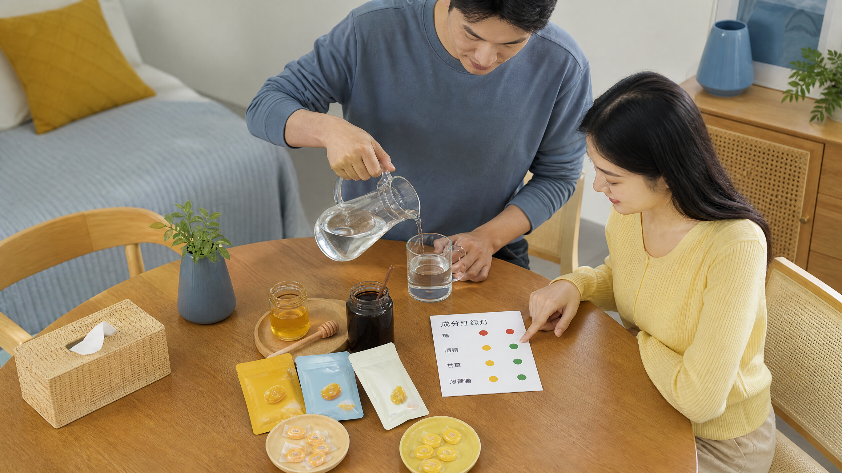 备孕嗓子干痒能喝蜂蜜秋梨膏吗？关键不在“肉毒”，在“糖”和“成分”