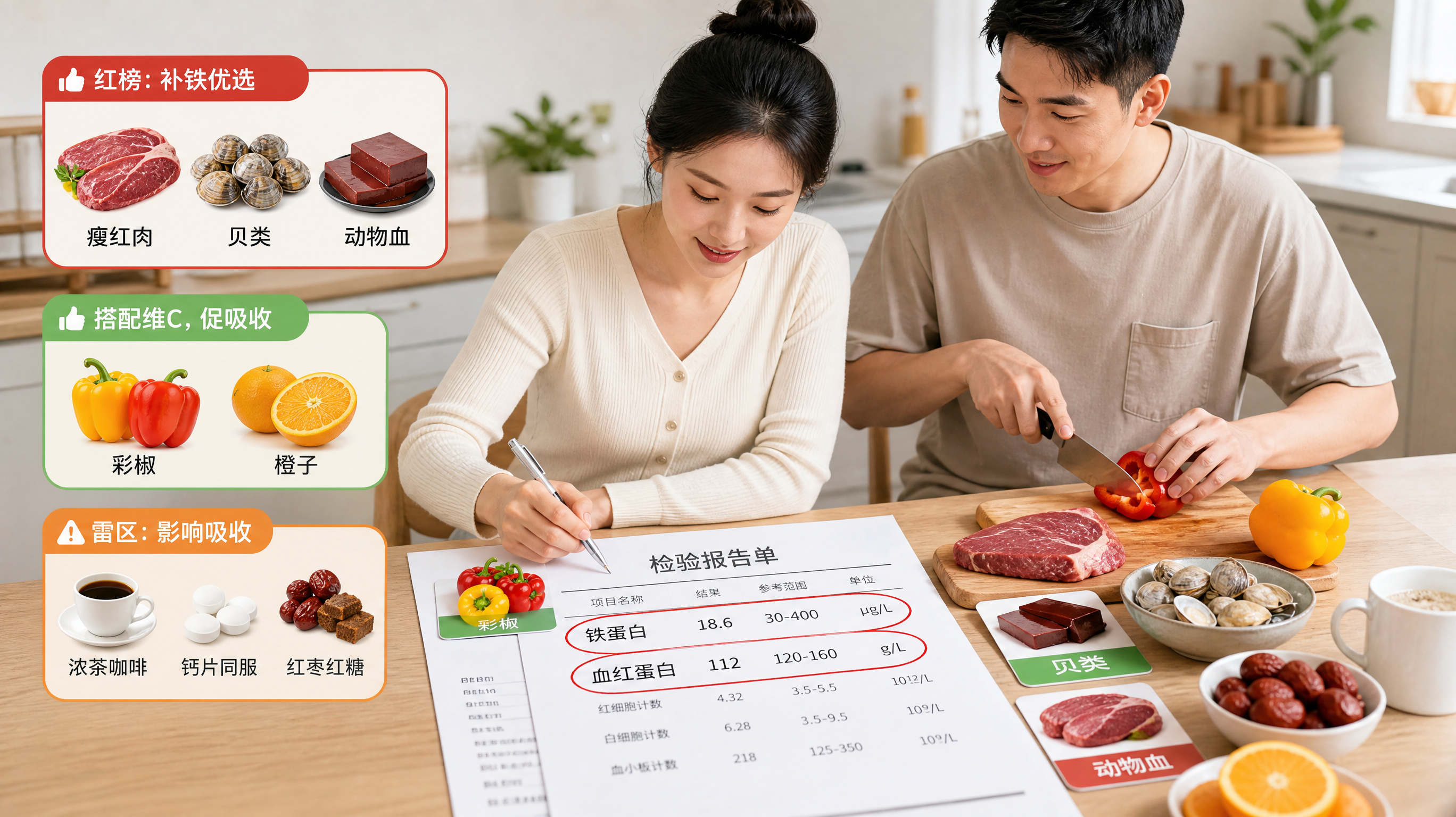 备孕补铁先看铁蛋白：补对是加分，补错真难受