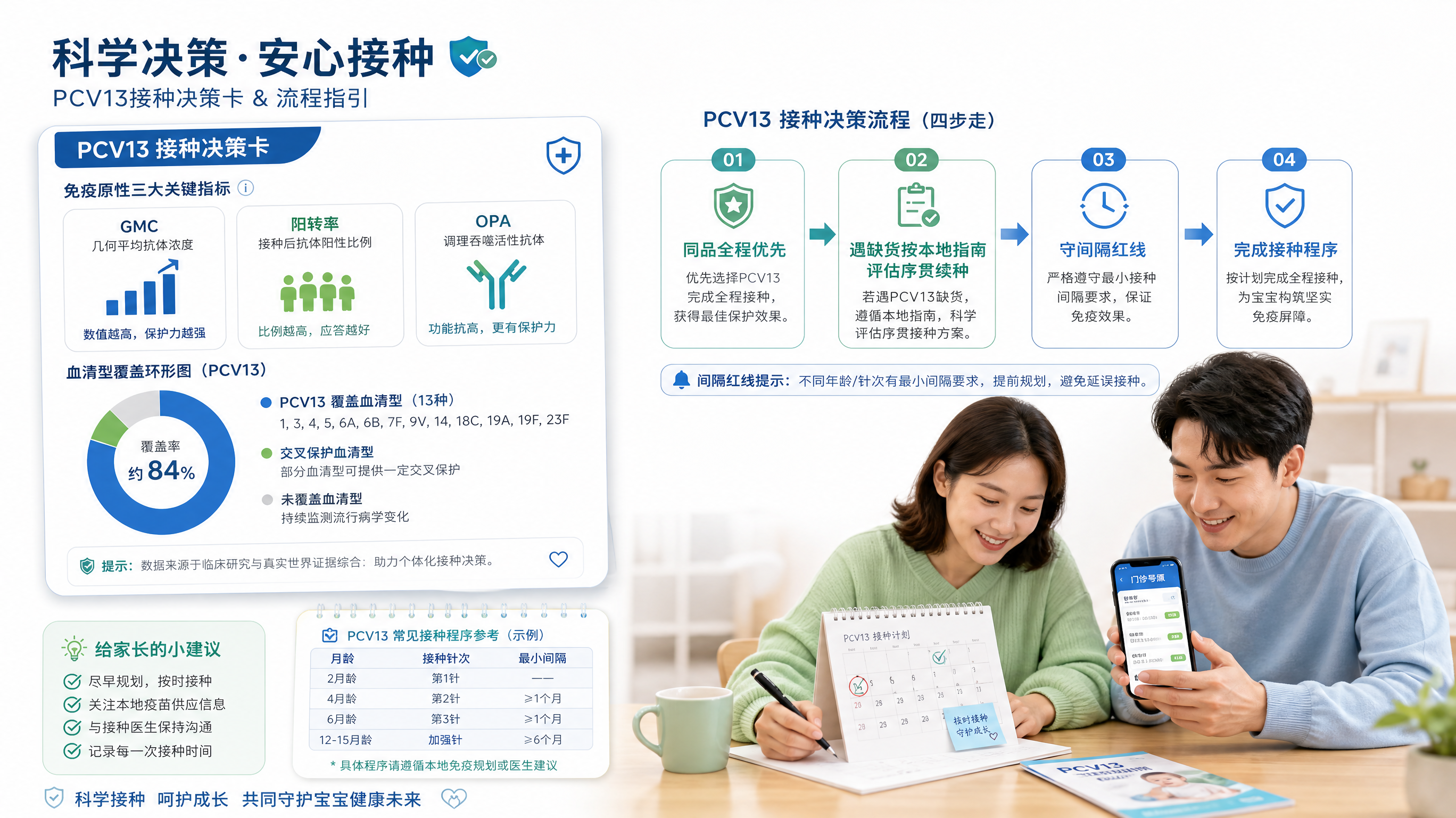 PCV13怎么选不纠结：看指标，守住同品全程和间隔红线