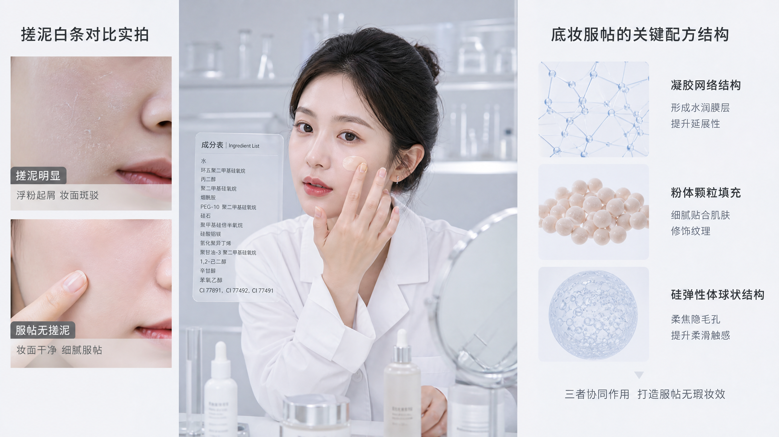 护肤后搓出白条？多半是配方在打架