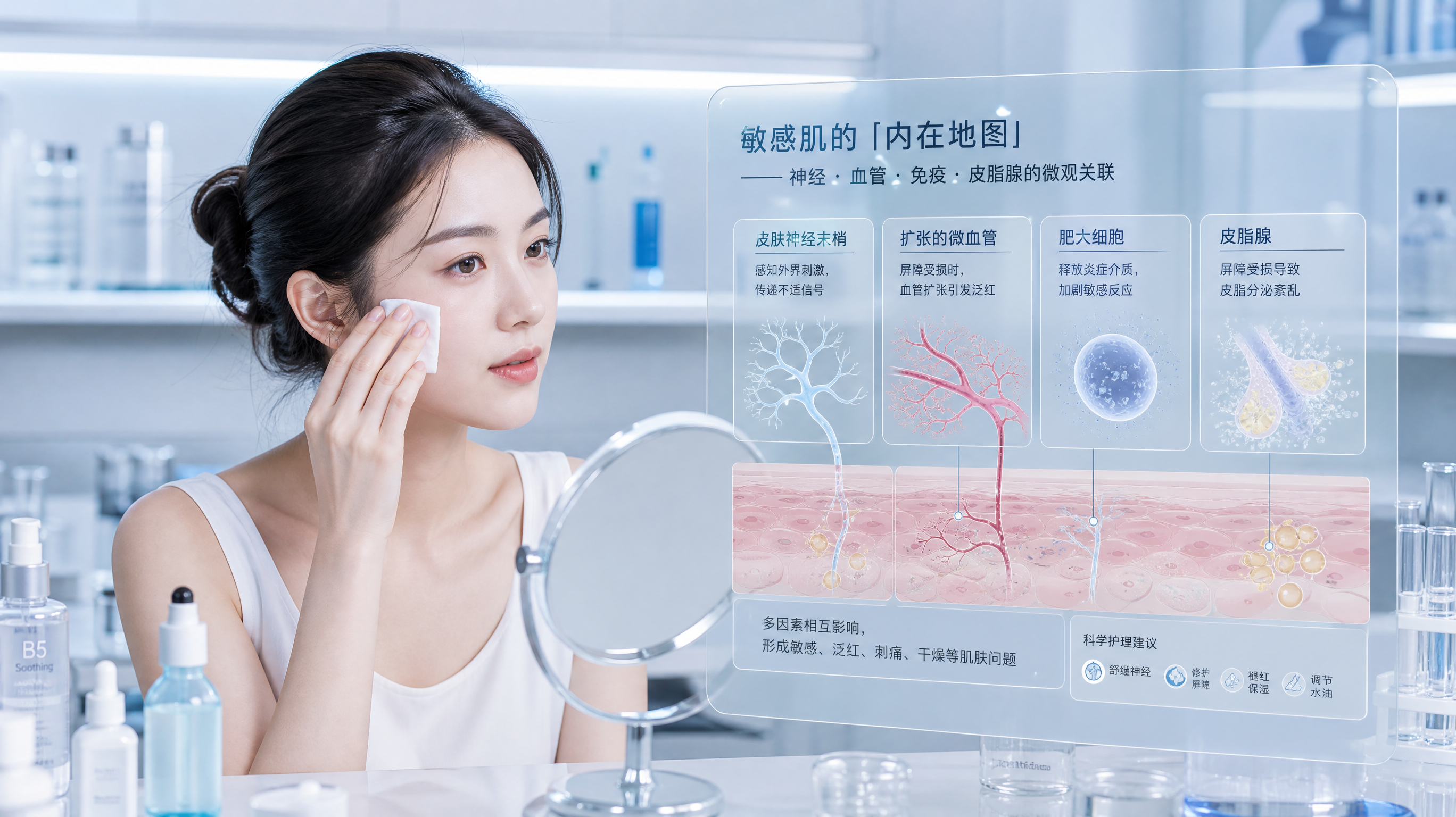压力脸怎么救：泛红、爆油、底妆灰的科学解释