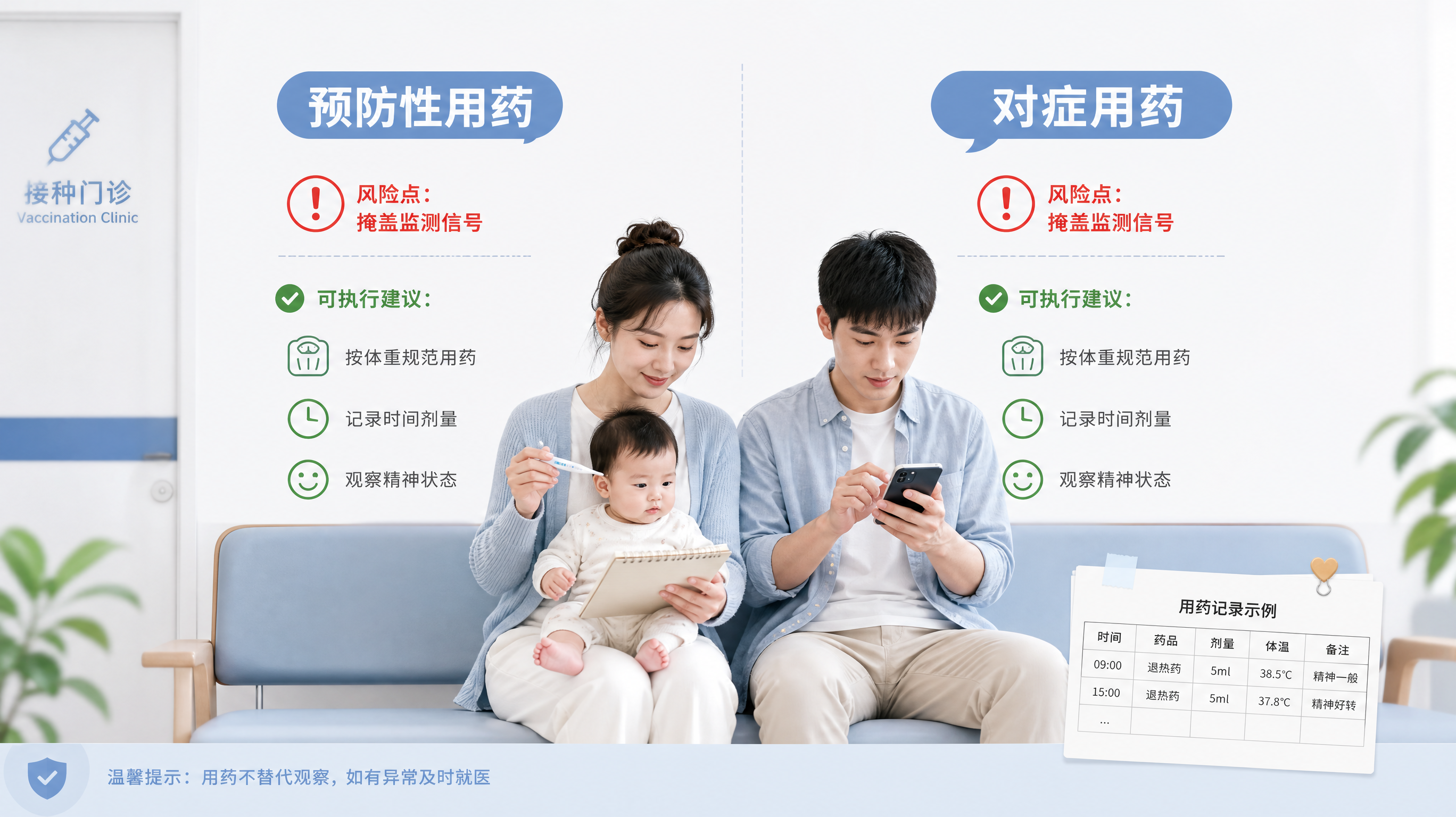 打疫苗前别先喂退烧药：你可能把该观察的信号盖住了
