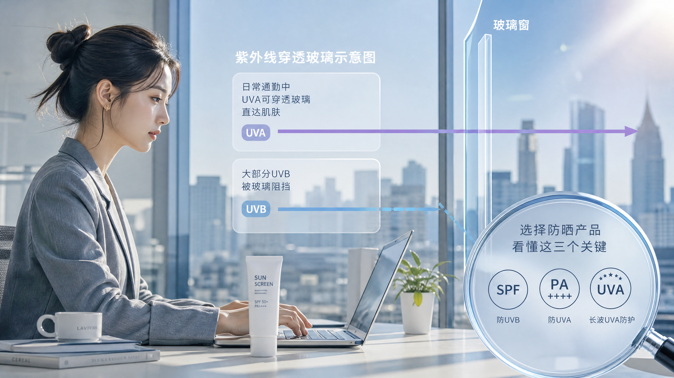 坐窗边也会晒老：秋冬防晒别只看SPF