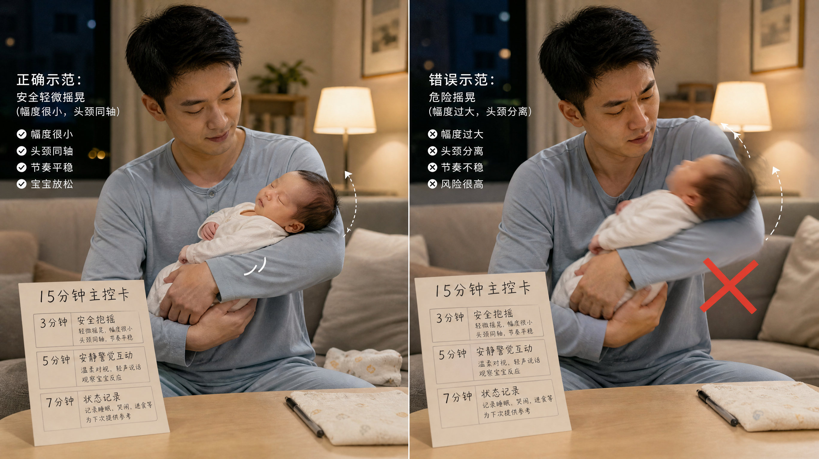 节后返工爸爸怎么带新生儿：15分钟主控卡