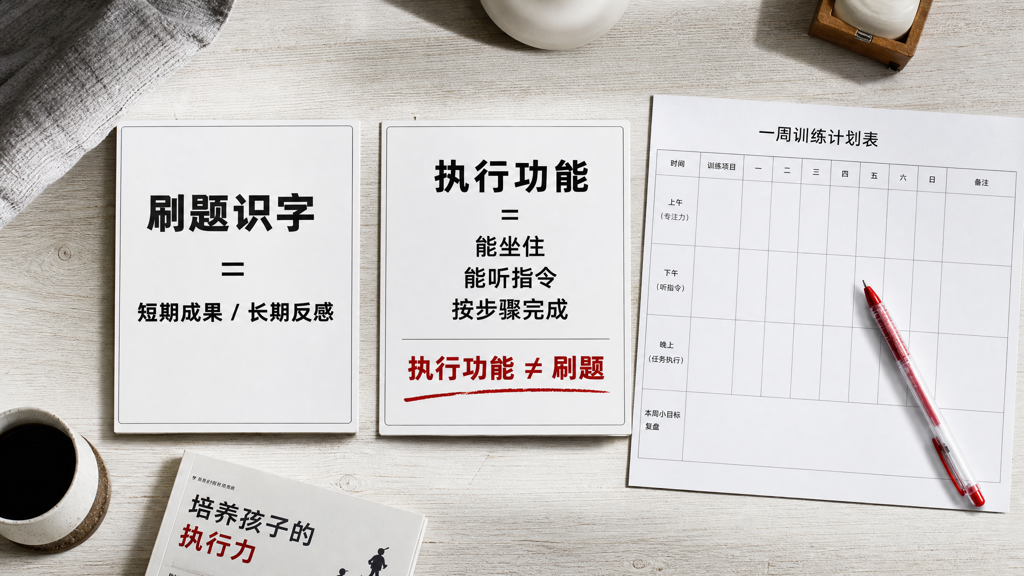 幼升小别急着刷识字：先练好执行功能三件套