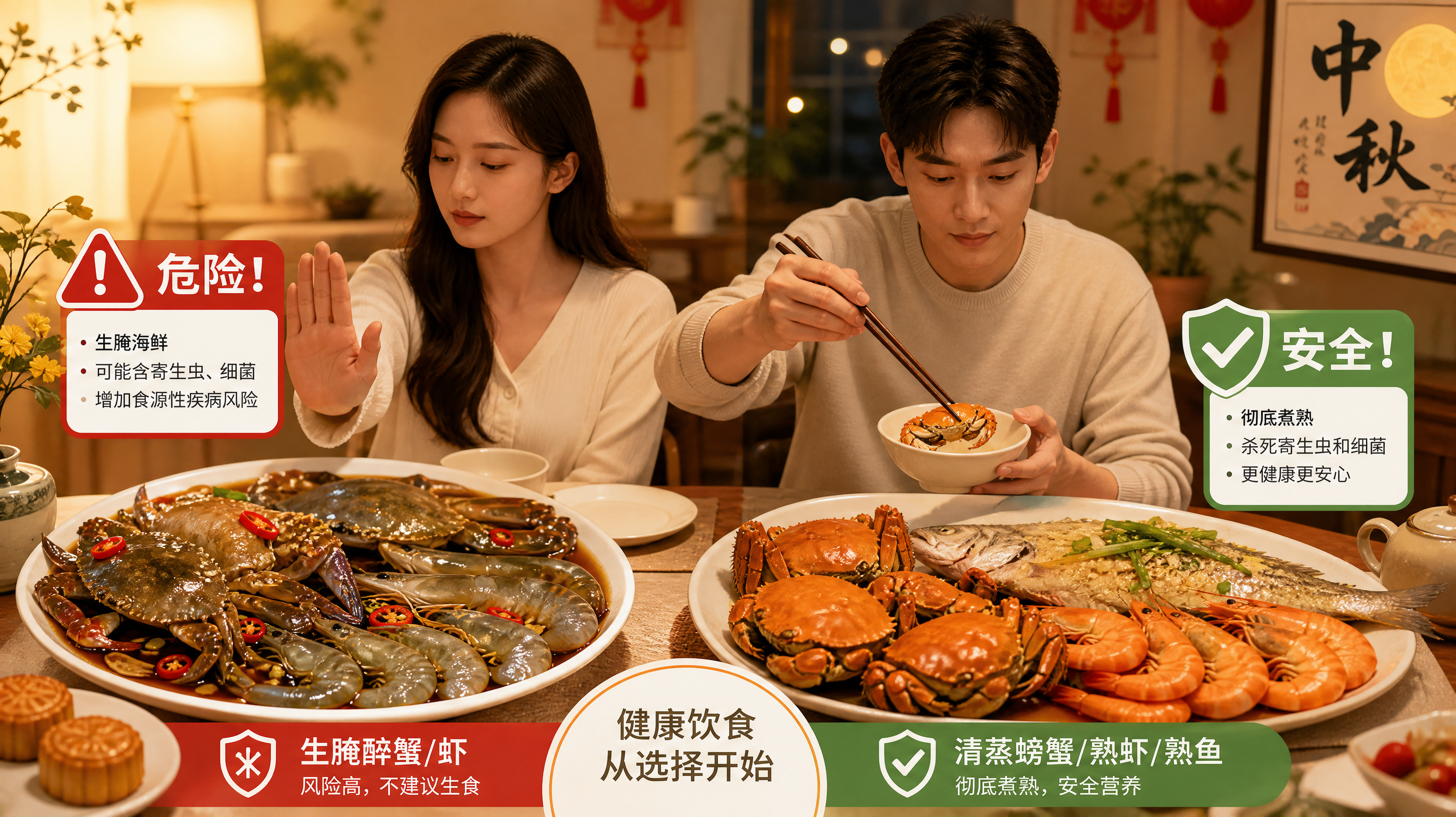 备孕中秋别碰醉蟹生腌：不是助孕，是风险