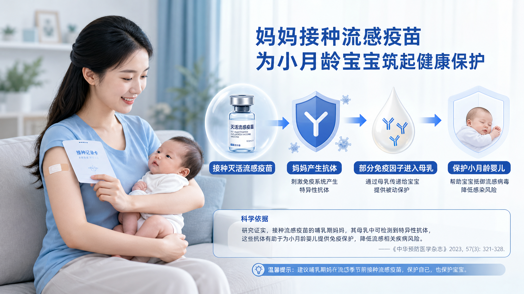 哺乳期打流感疫苗会过奶吗？答案放心