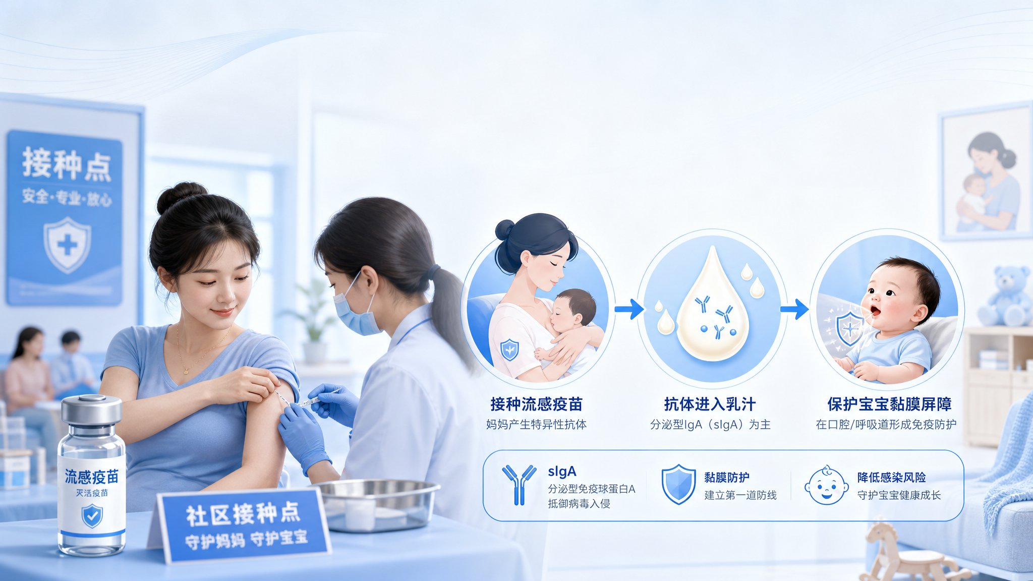 哺乳期打流感疫苗会“过奶”？真正该担心的是国庆人潮