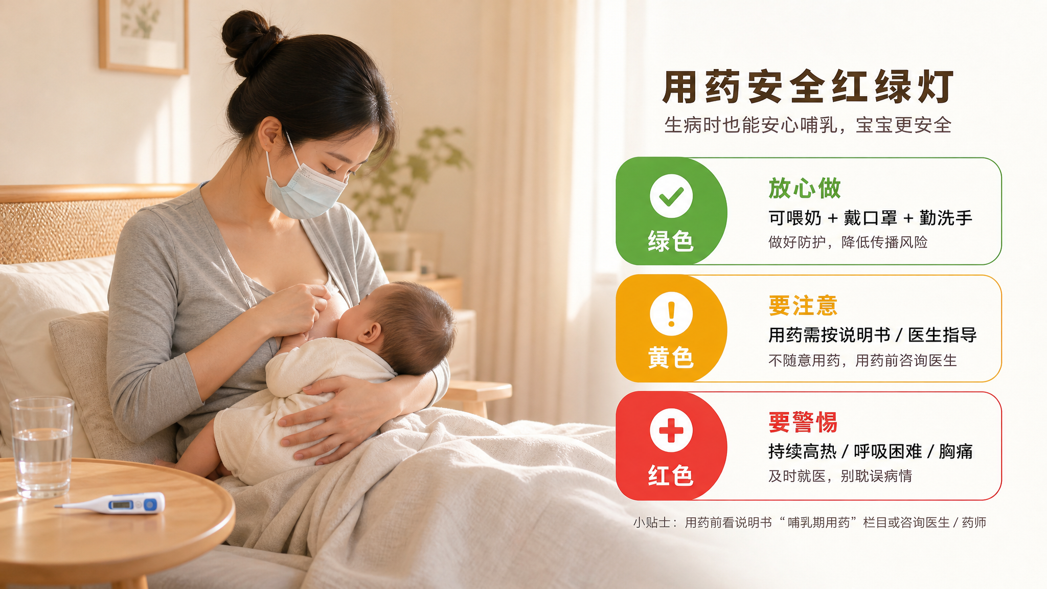 哺乳期发烧38.5℃要不要停母乳？这份喂奶和用药清单先看完