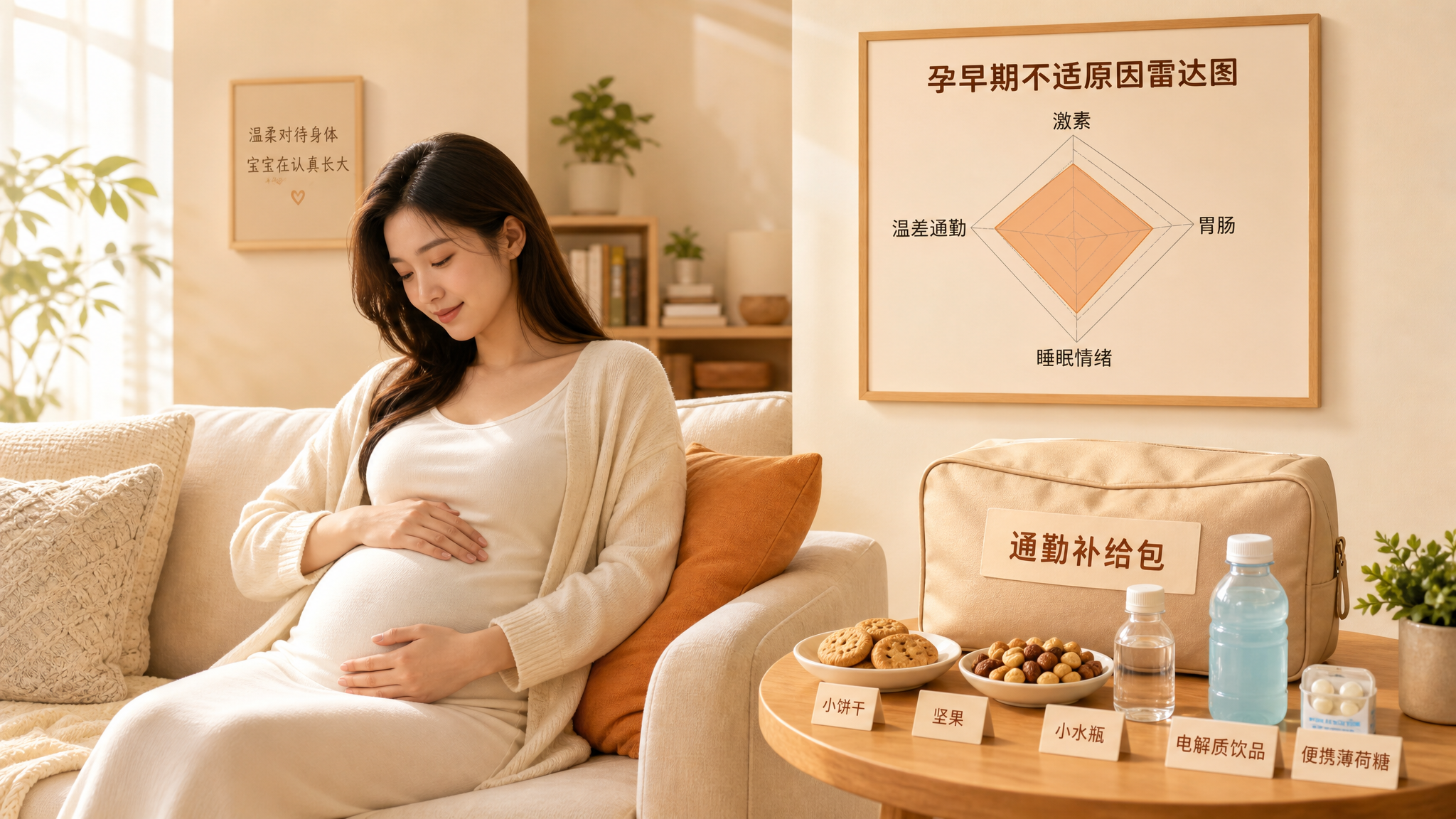 孕早期一恶心就被猜性别？真凶多半是激素和换季
