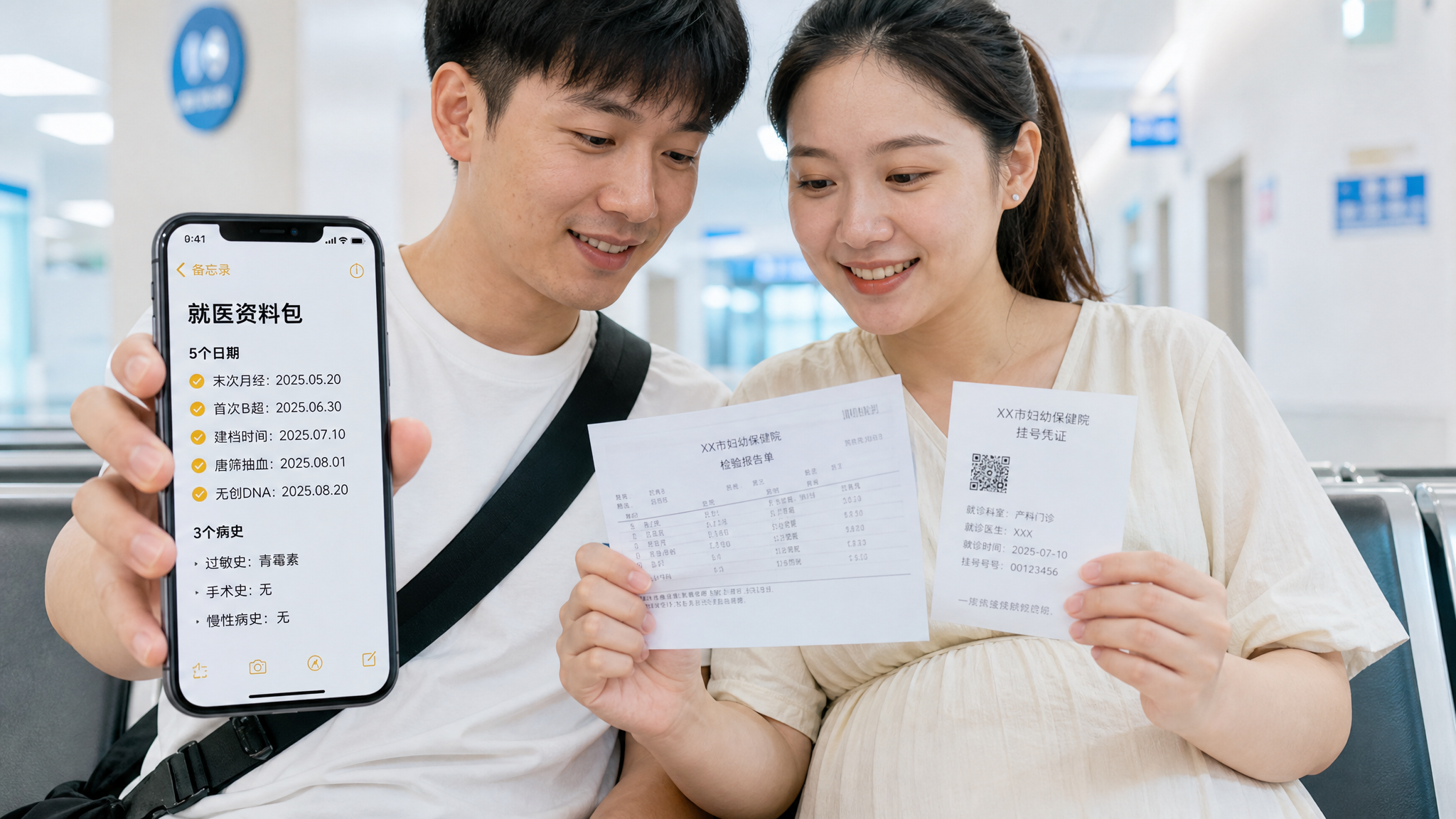 抽血验孕别只会百度：准爸爸准备5个日期3个病史
