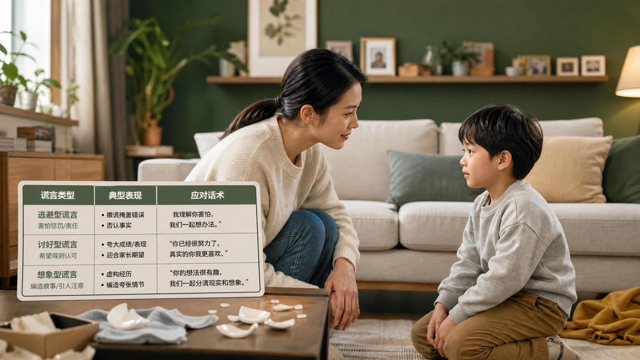 孩子撒谎别急着骂：3步让他敢说真话
