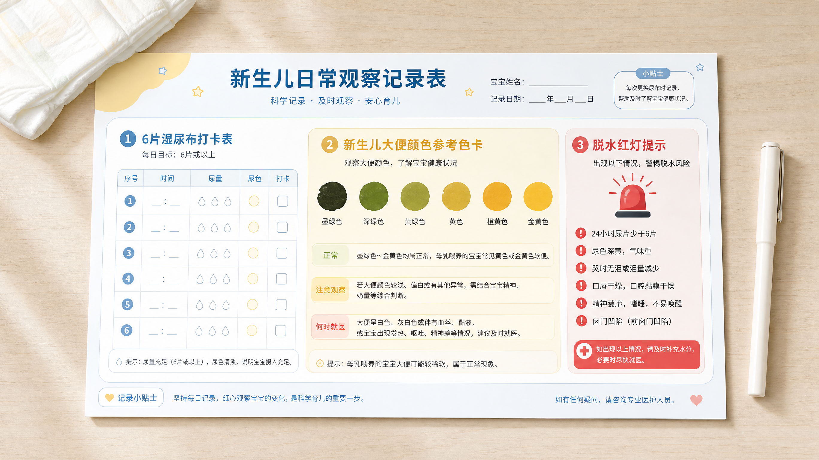 中秋怕被说奶不够？用6片湿尿布说话