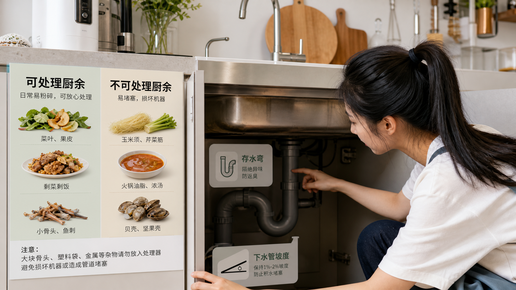 垃圾处理器越用越臭？先别怪机器，八成是这3件事错了