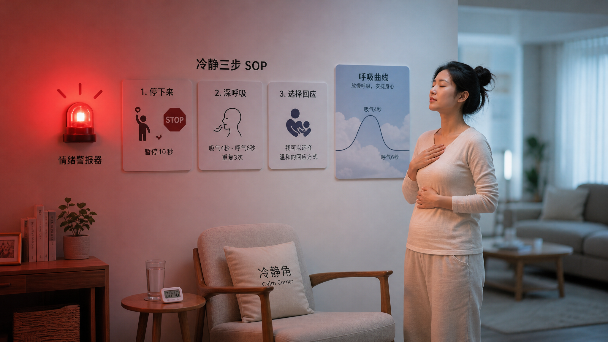 情绪一上来就想吼？3步冷静室SOP把爆炸变边界