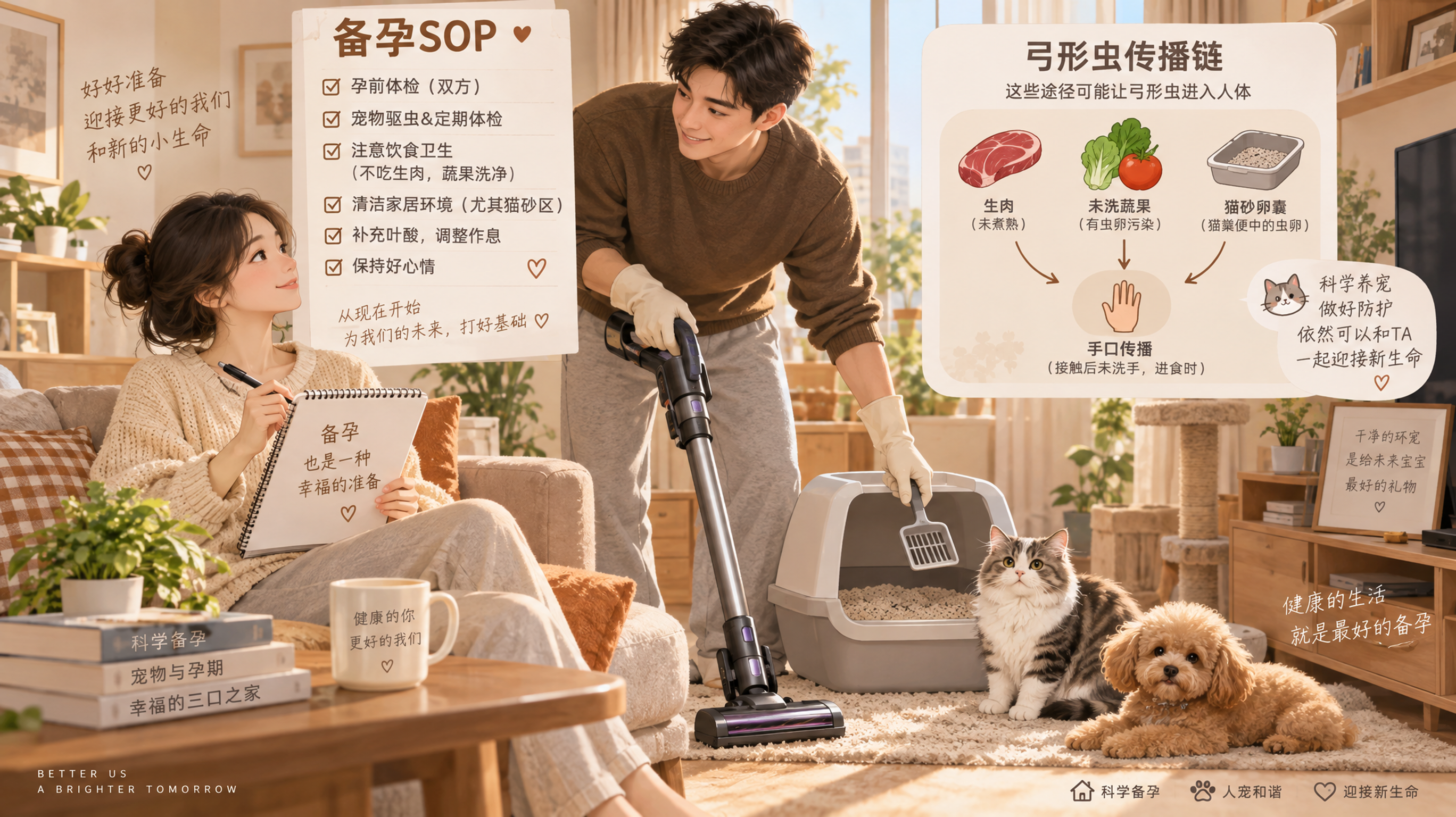 备孕就得送走猫狗？弓形虫和掉毛焦虑一次讲清