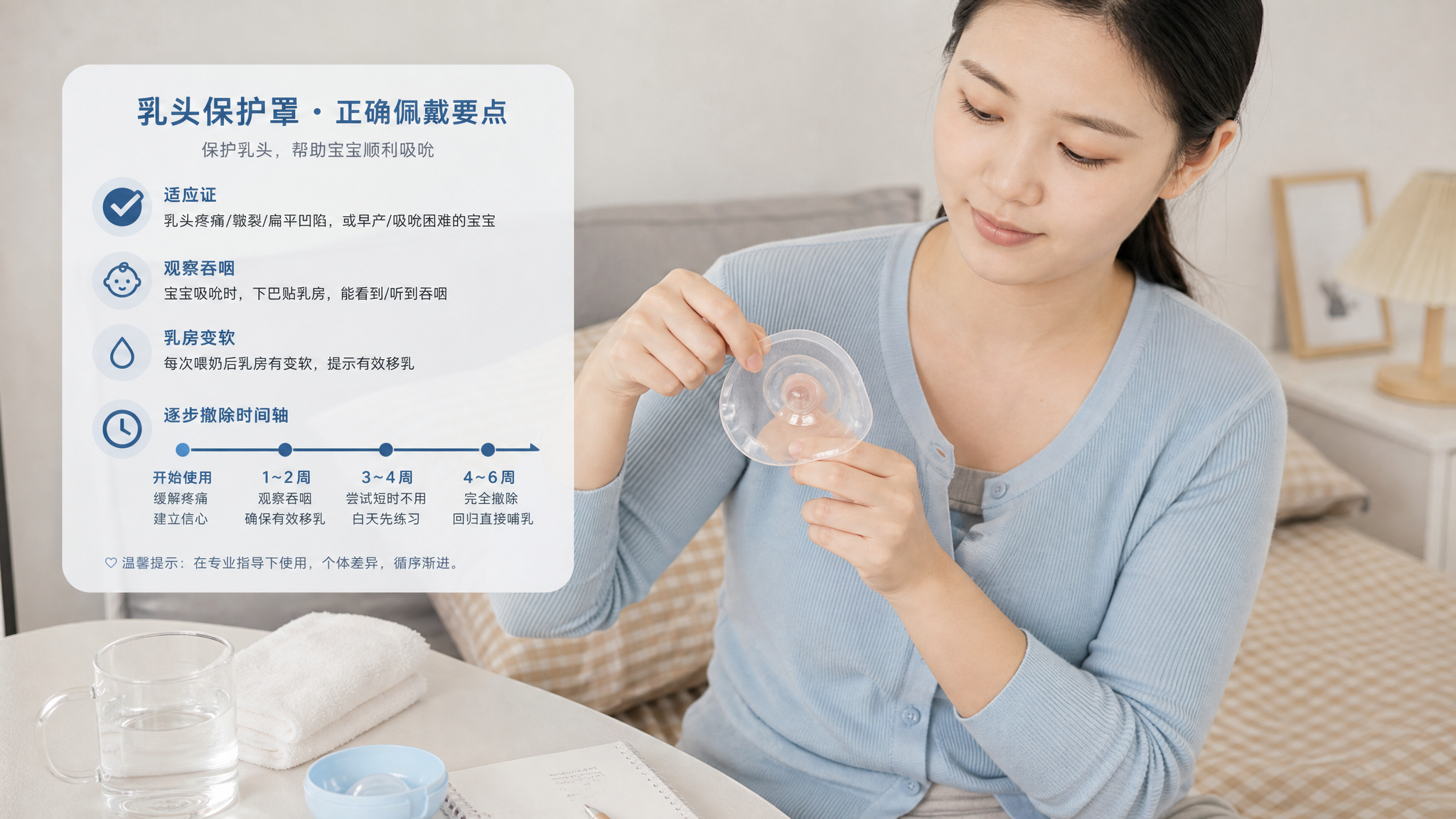 乳头保护罩别乱用：这4步避免宝宝白吸