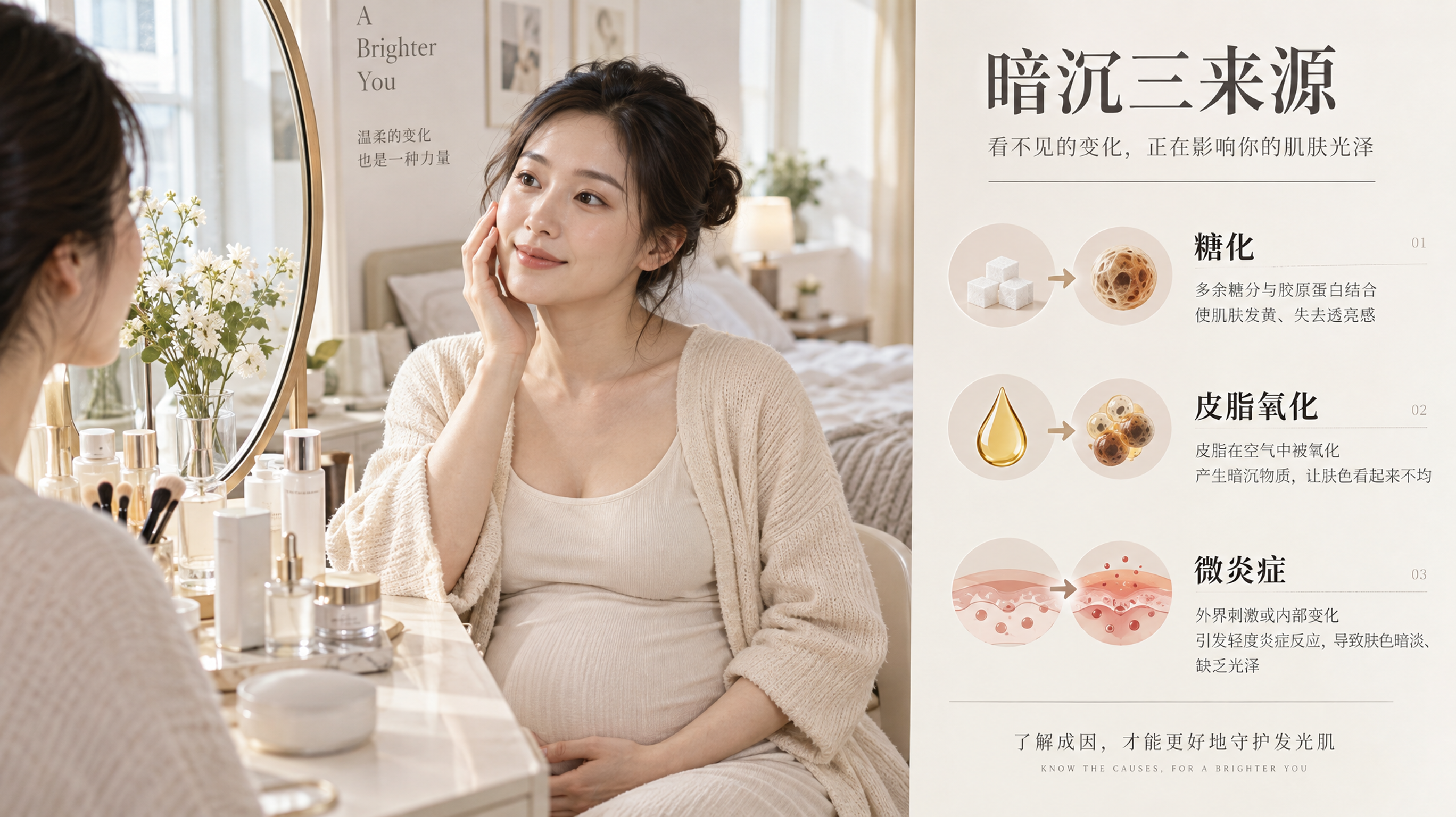 孕期越睡越黄越护越灰？先搞懂暗沉3来源