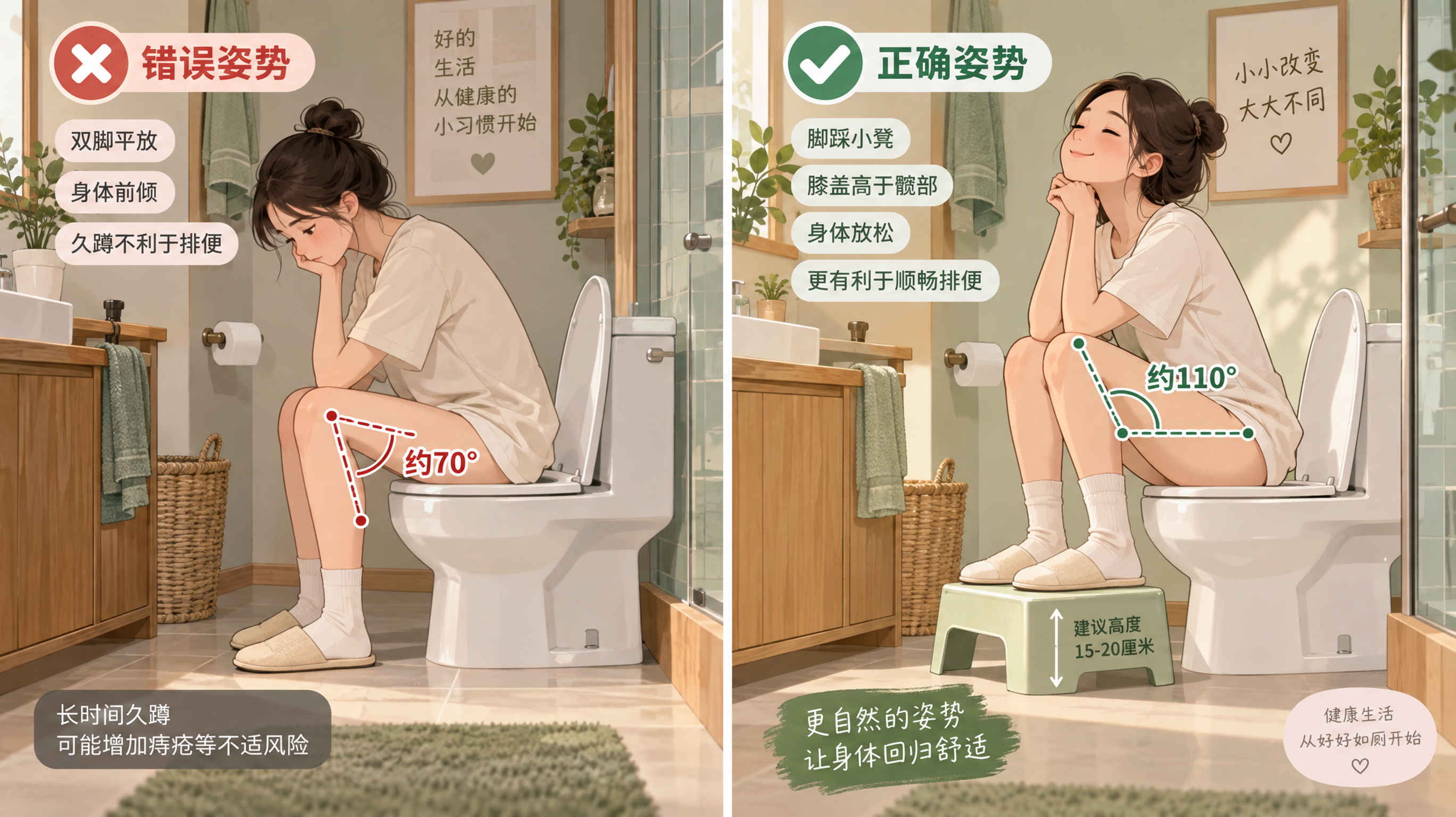 秋天便秘别硬顶：你用力的那一下，压力都给了盆底