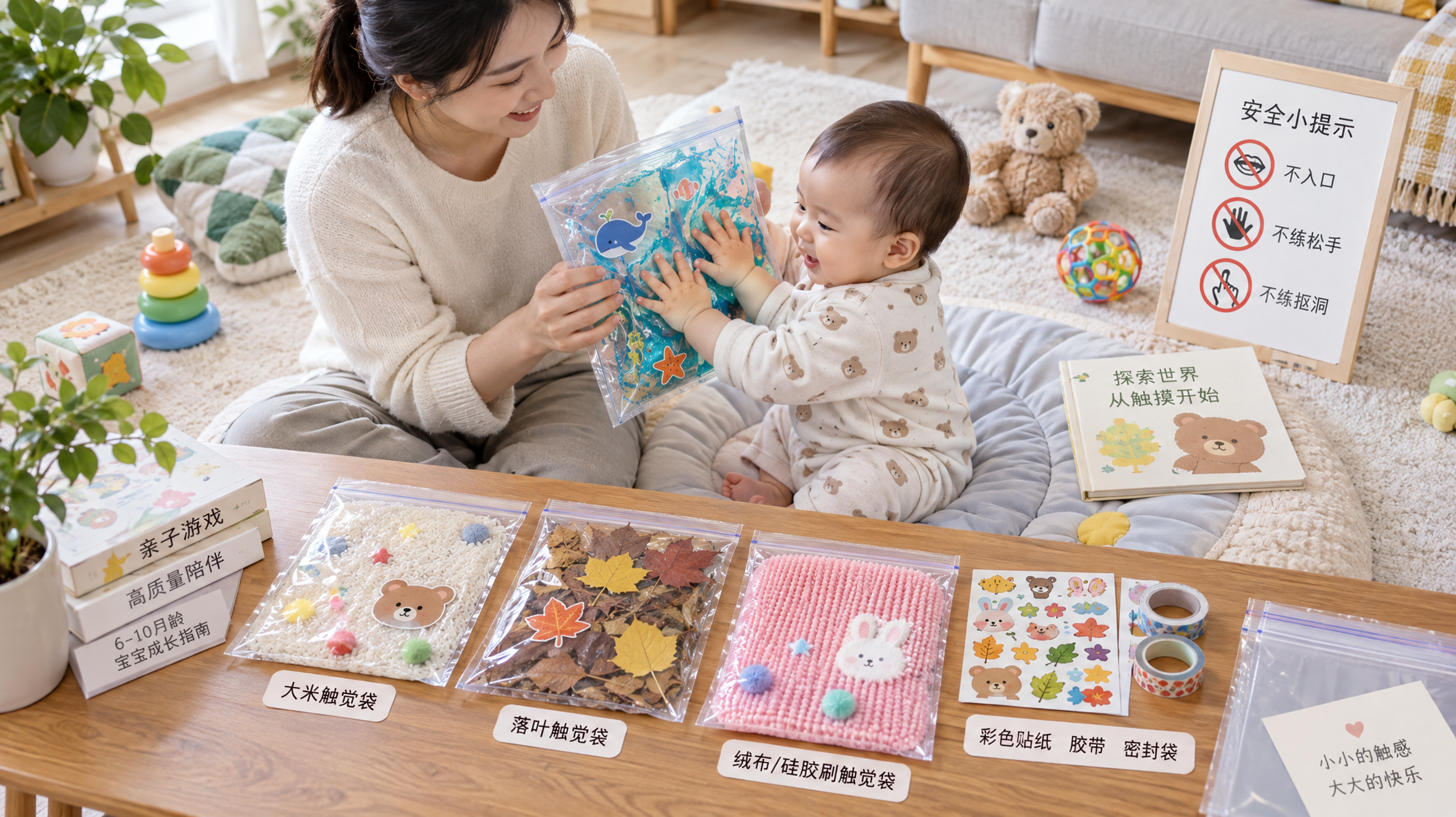 秋天手缩袖子里？不入口触觉袋2分钟唤醒小手