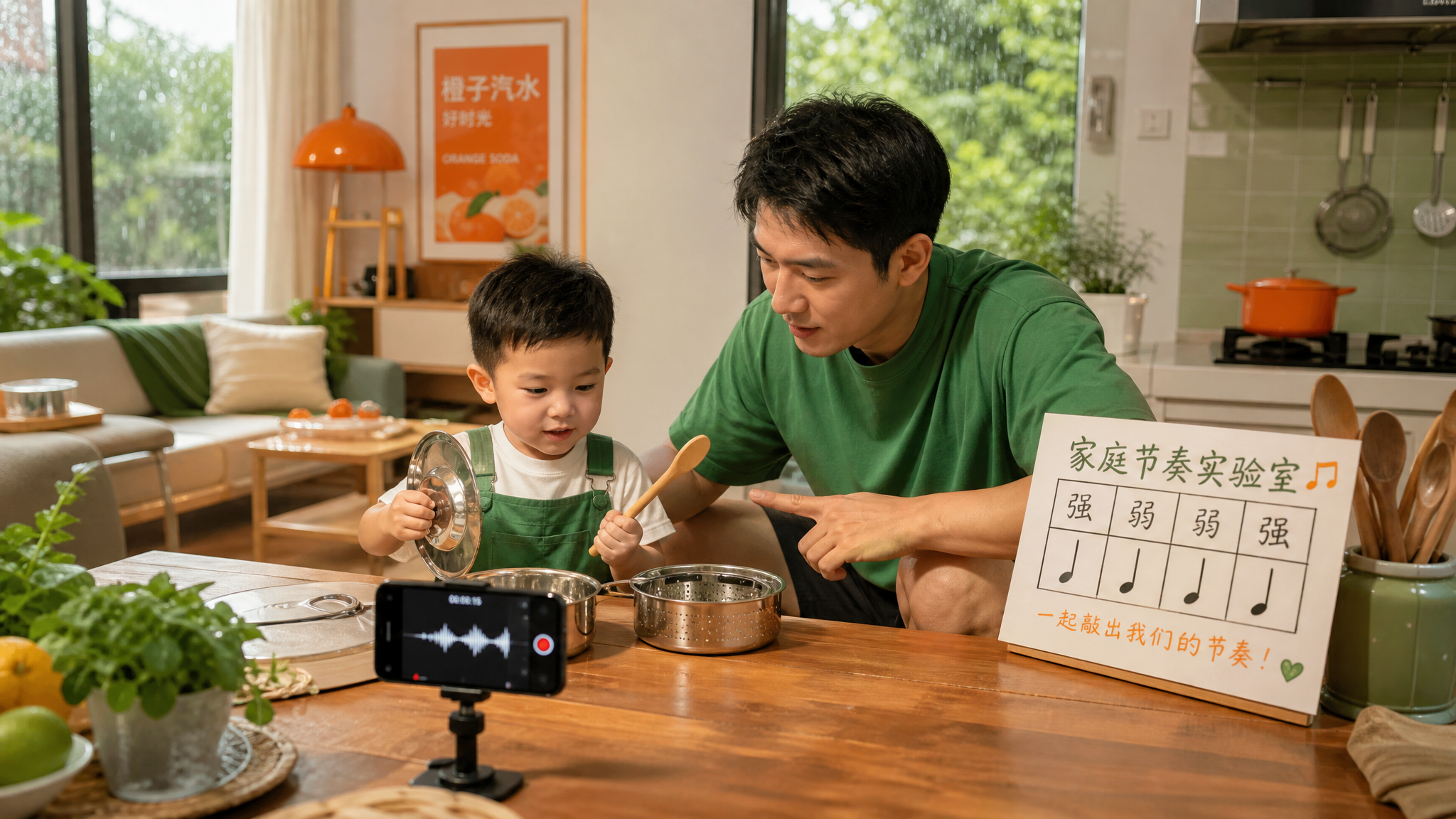不买乐器也能练节奏：7天把孩子拍子练稳