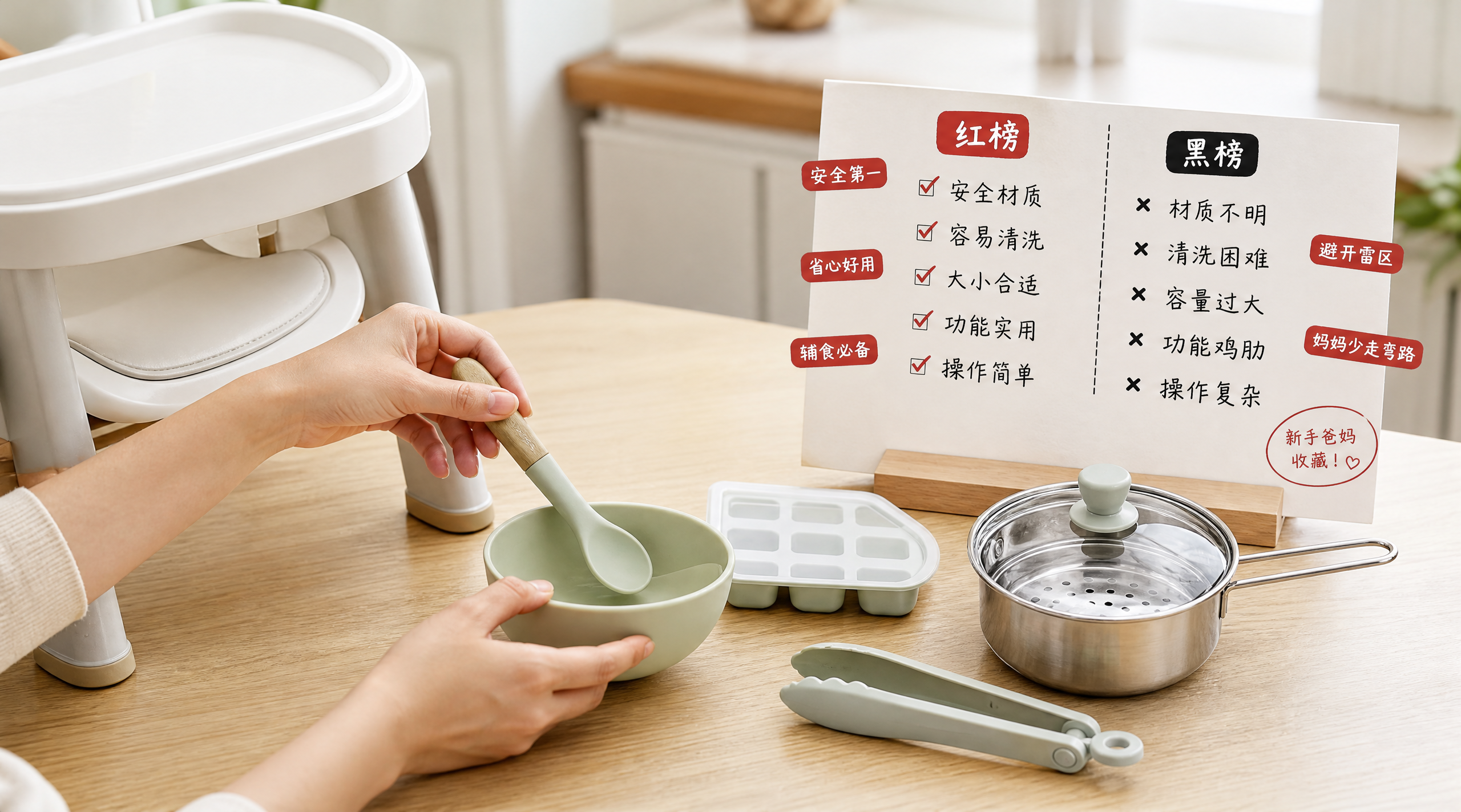 双11别被倒计时带跑 4-6个月辅食工具红黑榜