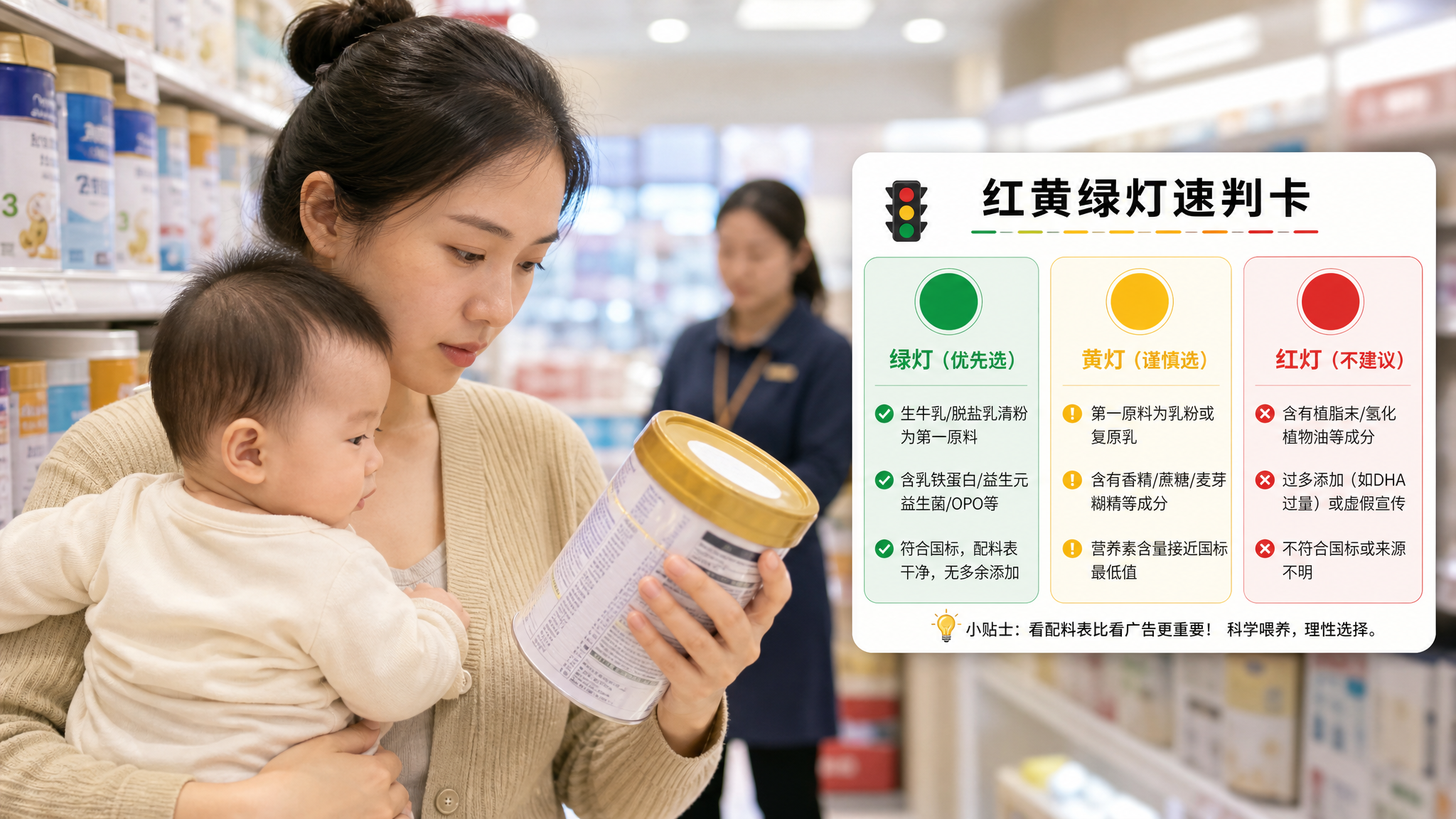 母婴店劝你换羊奶粉水解粉？3分钟红绿灯速判