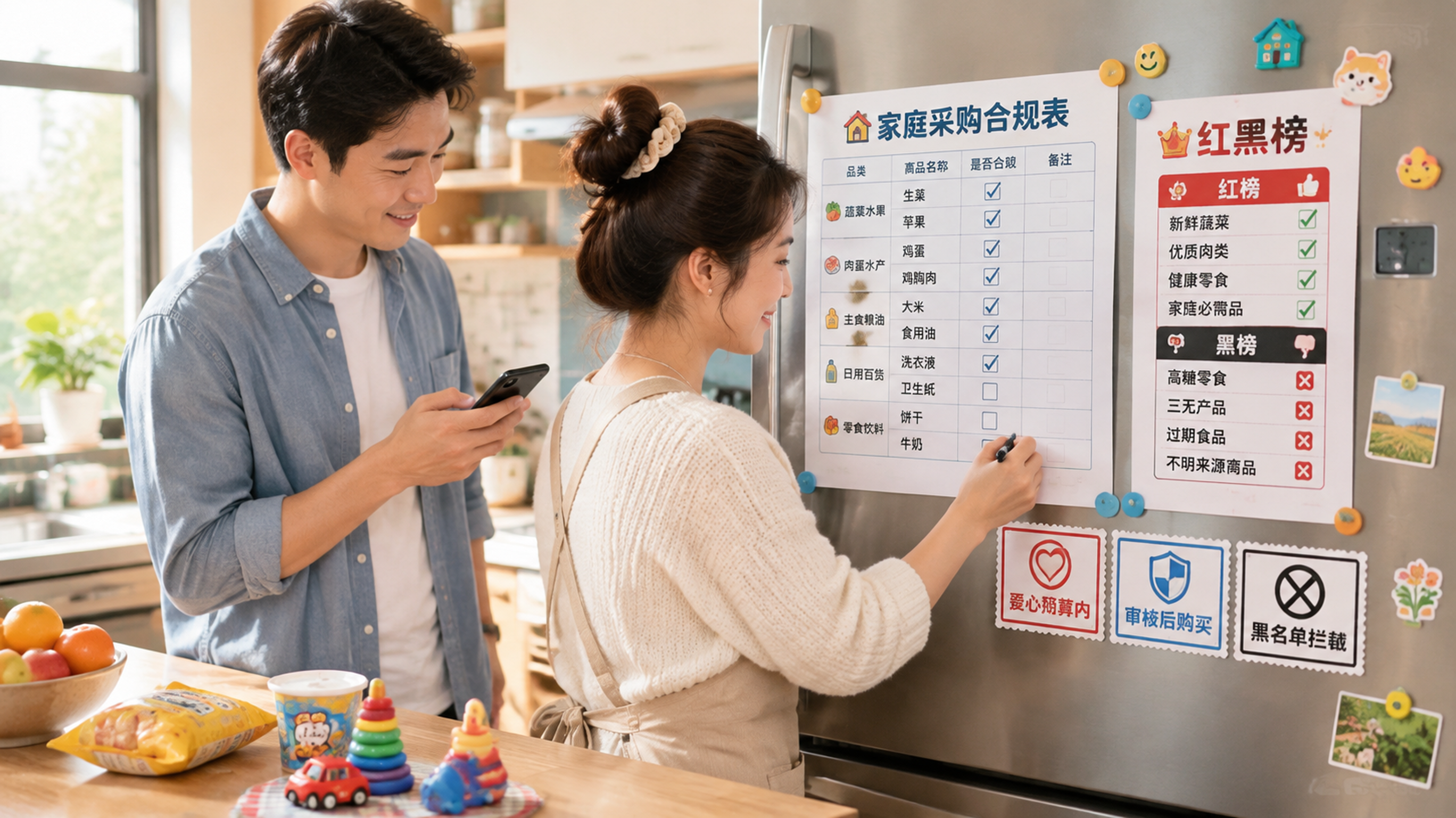 长辈乱买别硬怼：一张采购合规表搞定预算和安全