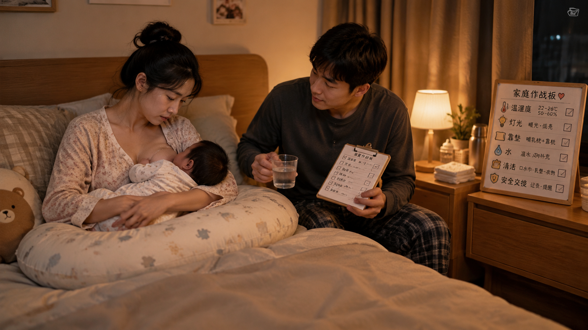 深秋夜奶更累？爸爸把这5件事做到位就够了