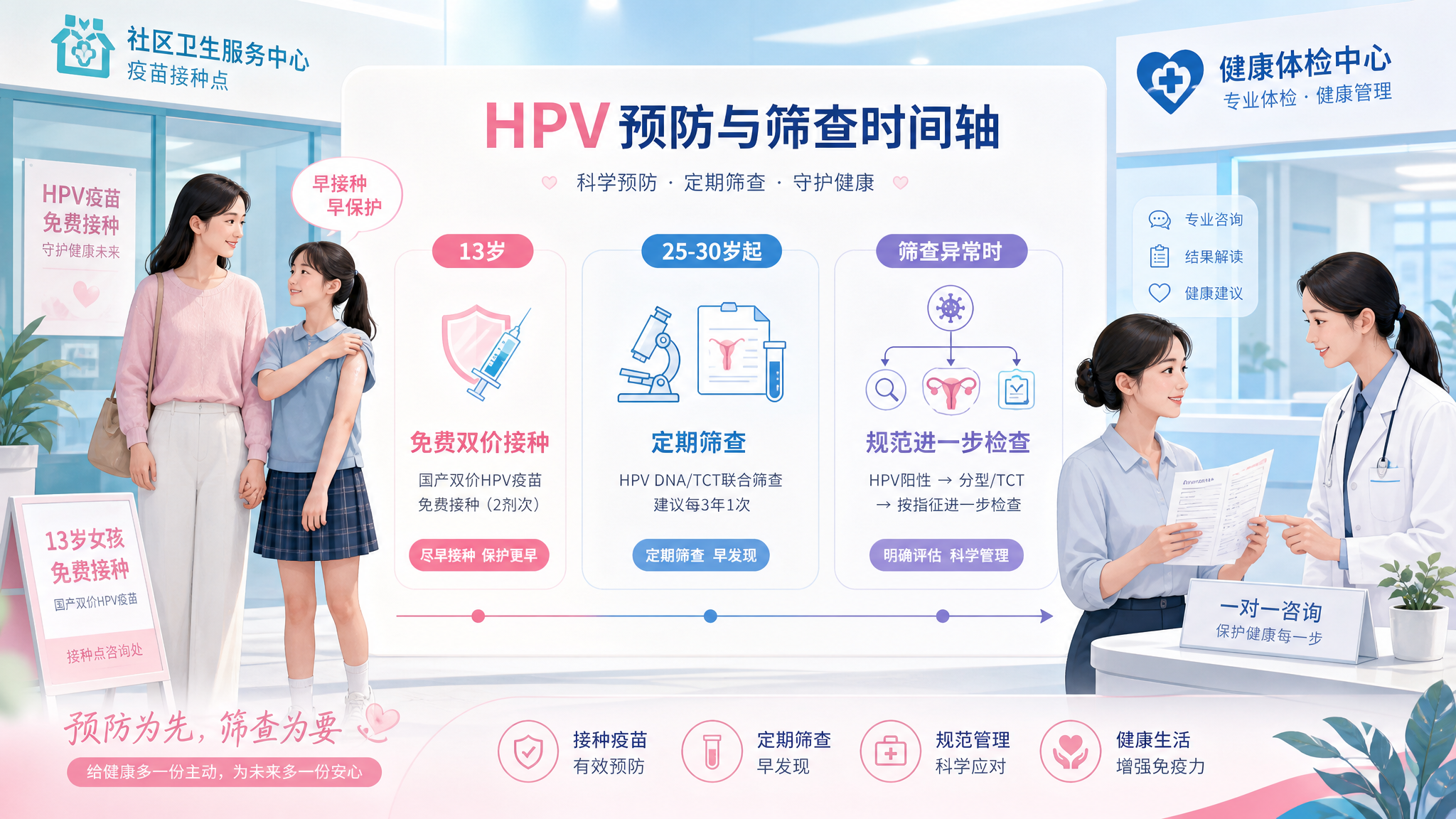 免费双价要不要等九价？HPV疫苗和筛查一次讲透