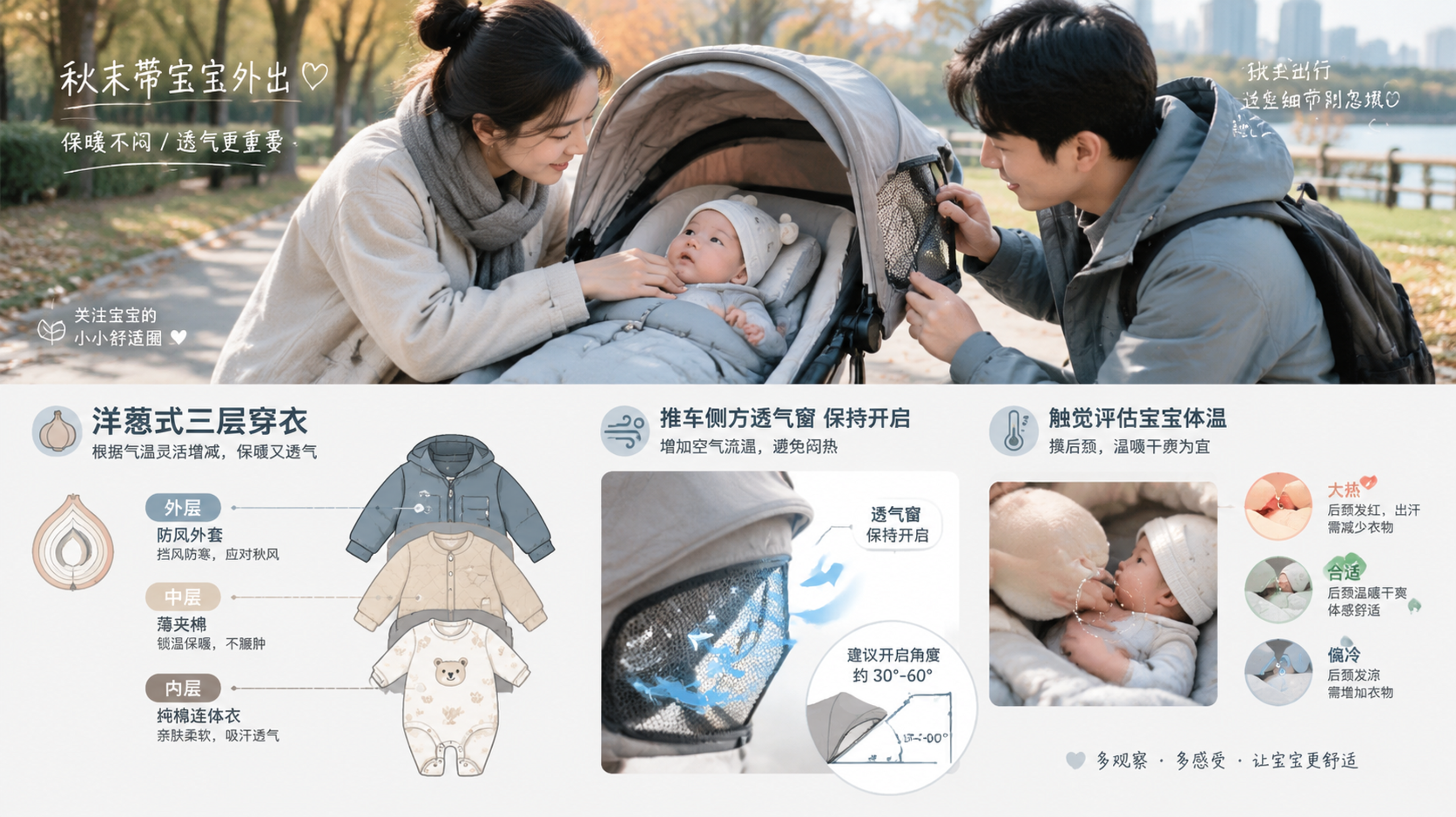 温差10℃带新生儿出门：只摸后颈的穿衣SOP