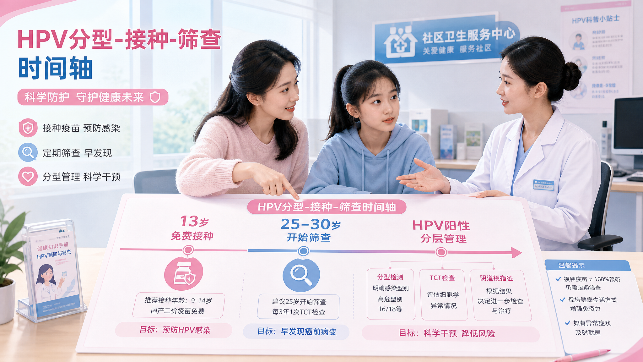 13岁免费HPV疫苗别再纠结等九价：更该补的是筛查路径