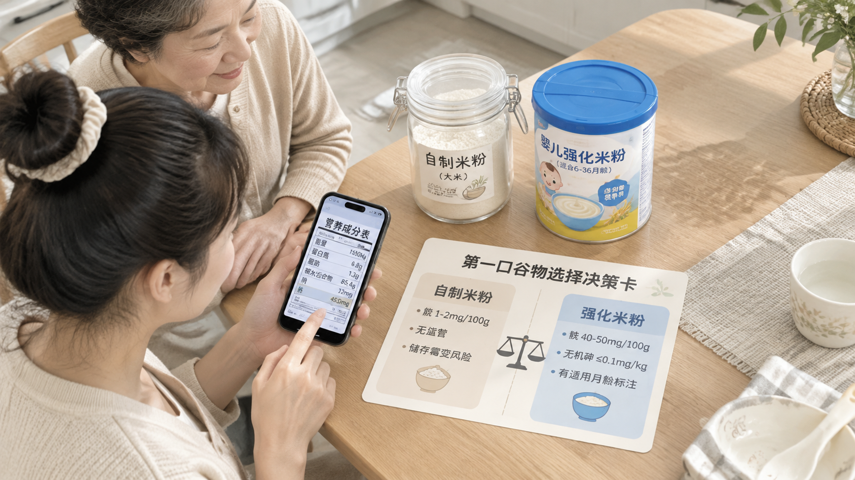 外婆自磨米粉能吃吗？先算铁，再看砷