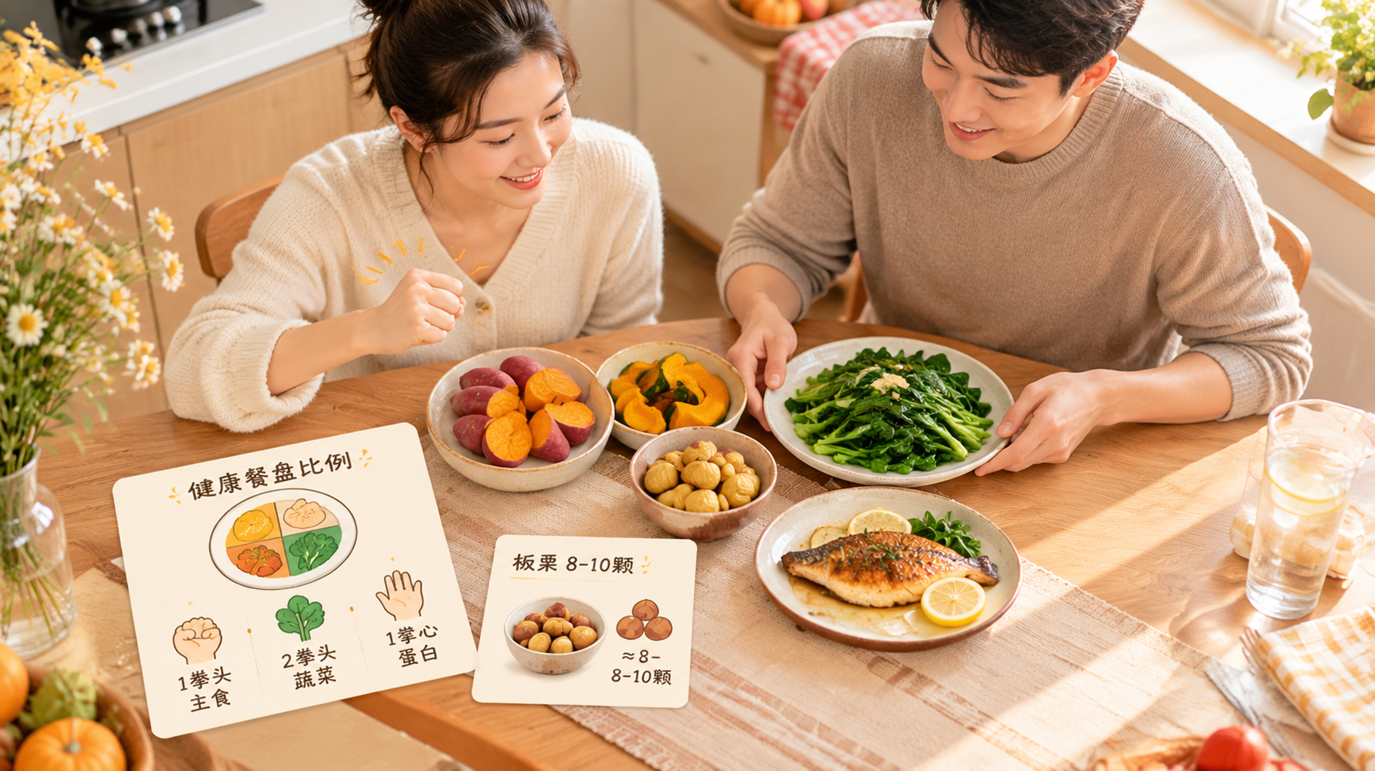 备孕别再硬戒主食：板栗红薯南瓜这样吃更稳血糖