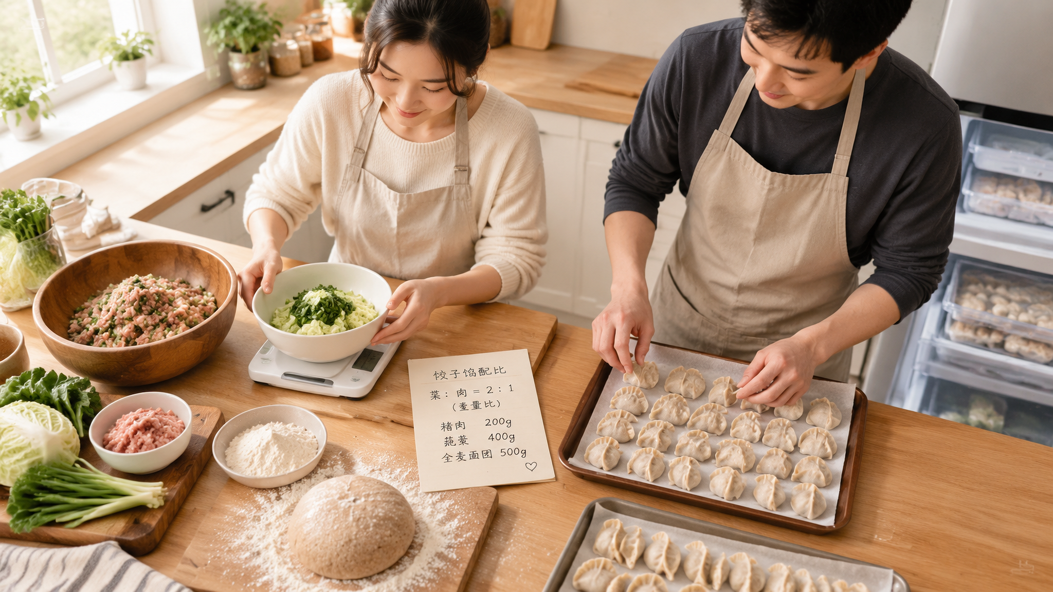 想吃饺子又怕血糖飙？记住菜肉2:1+全麦皮