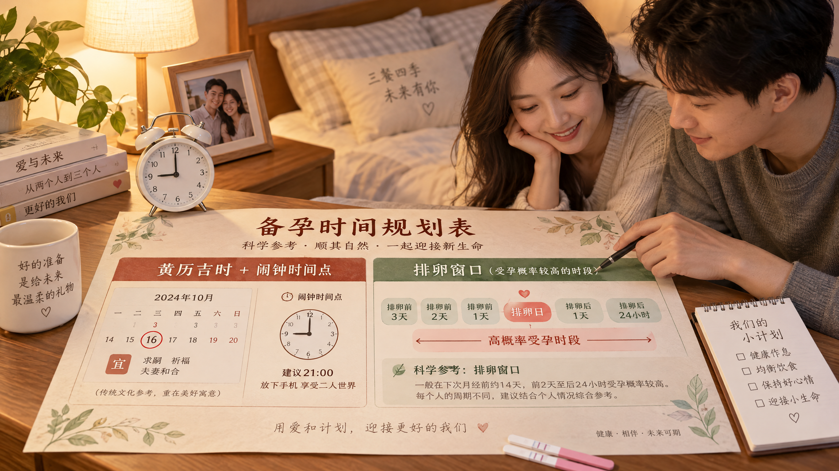 同房别卡21:09：怀孕只认排卵窗口不认吉时