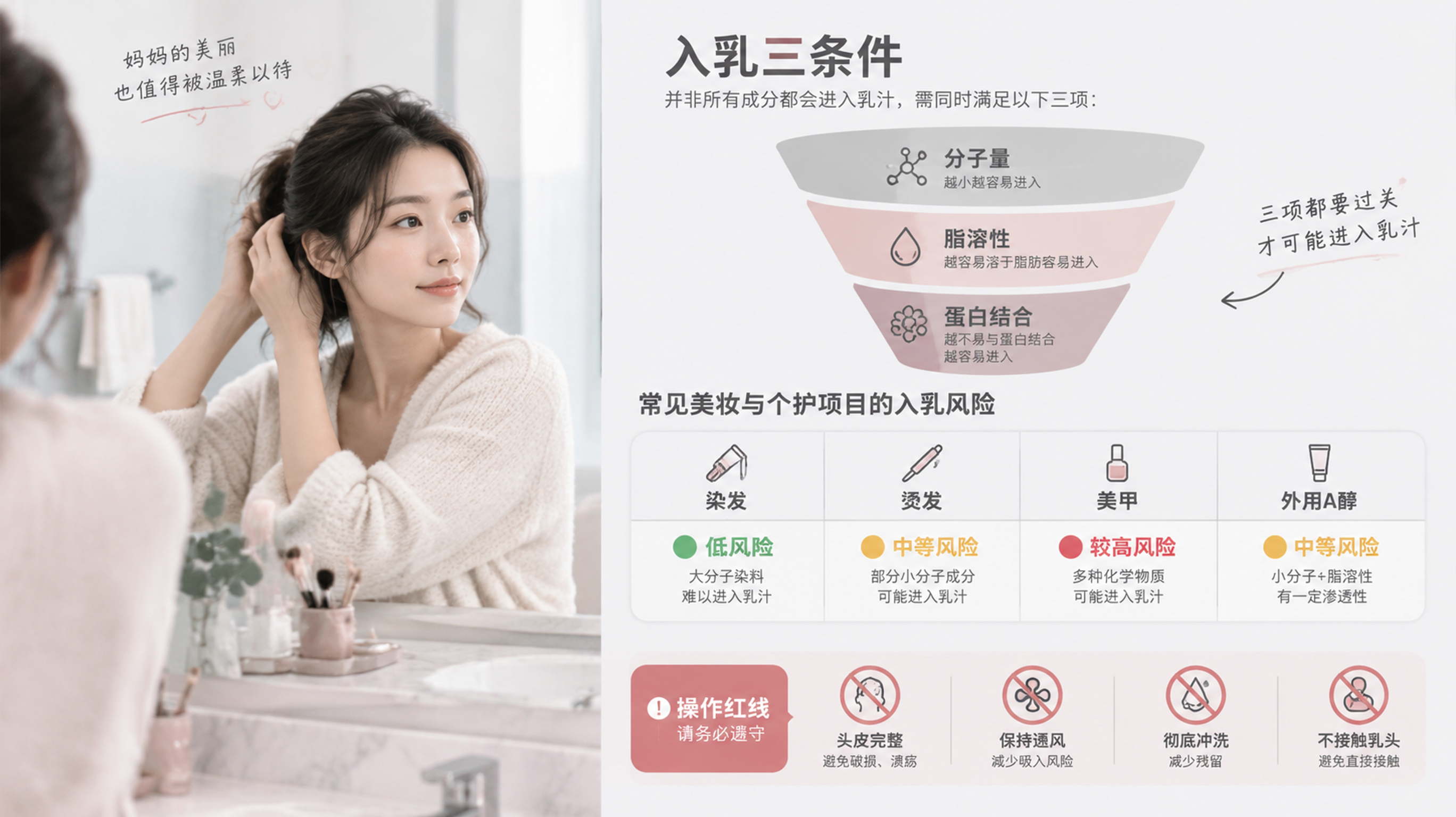 哺乳期能染发吗：抓住四条红线就够了