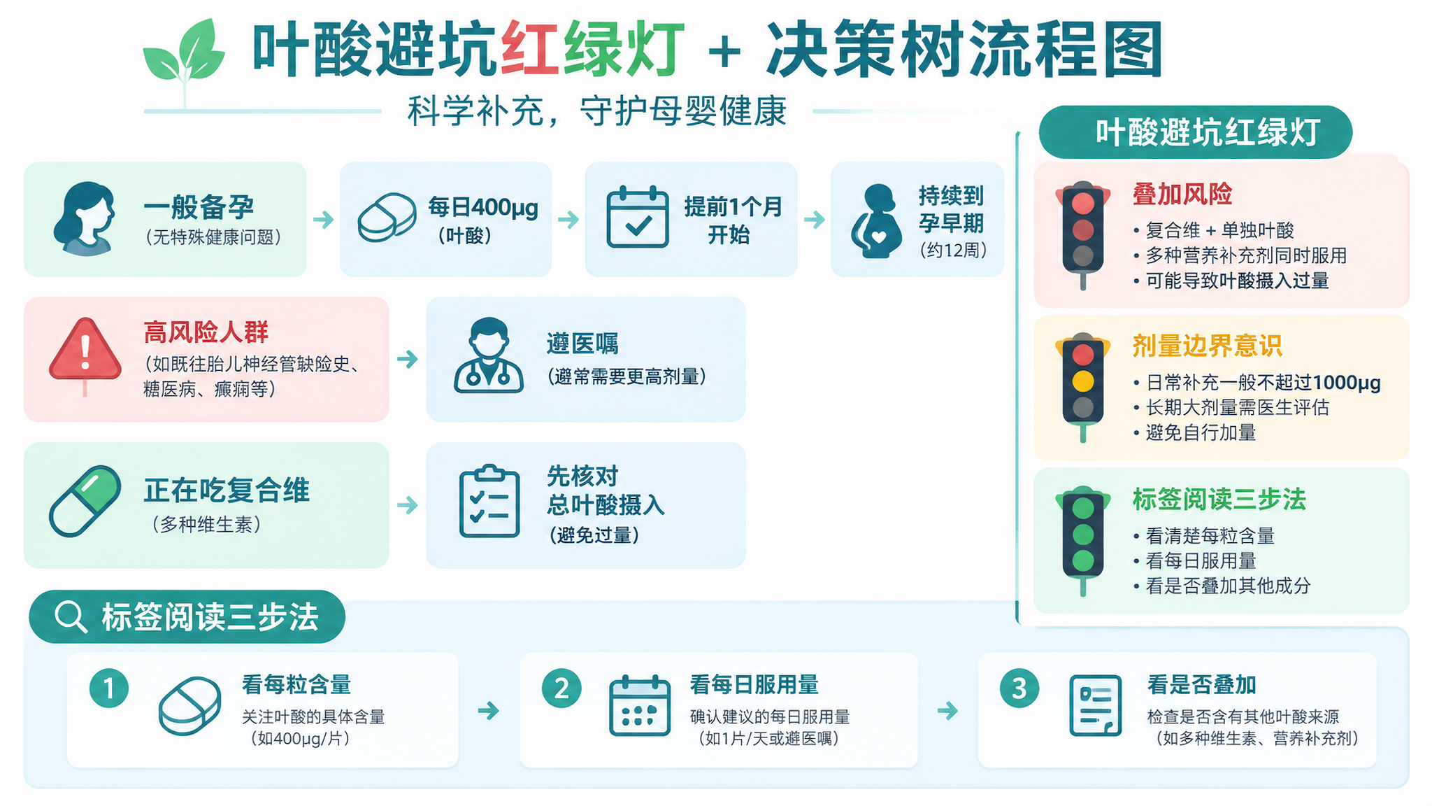 备孕叶酸怎么选不踩坑：400µg够吗、活性有必要吗