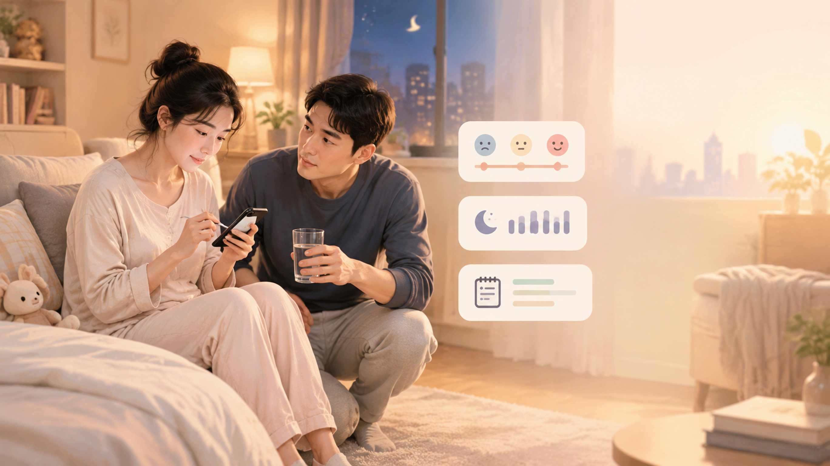 产后低落超过两周别硬扛：3件事自查+1句求助