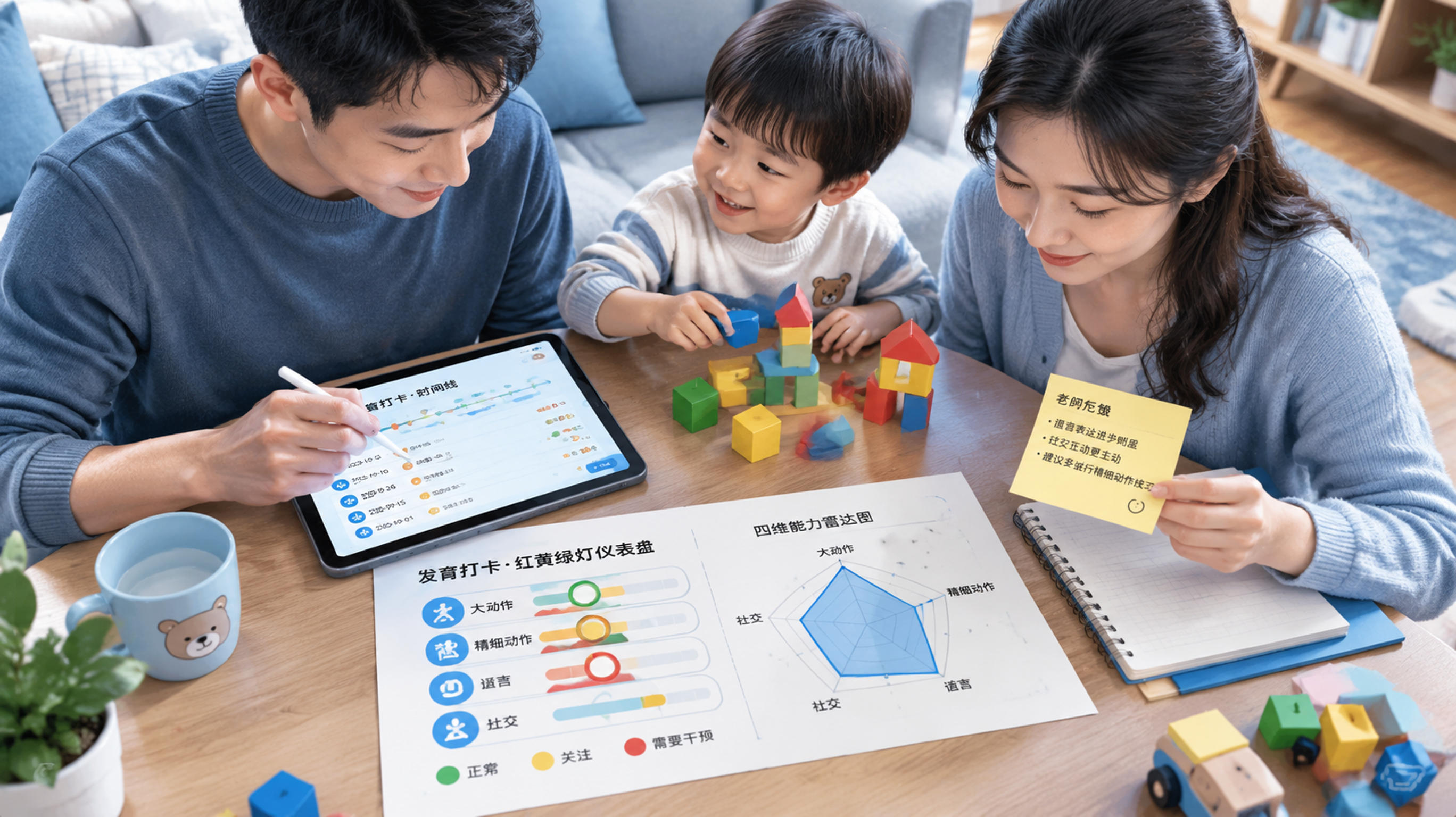 开学1个月别再等等：3-6岁四维发育红灯自查