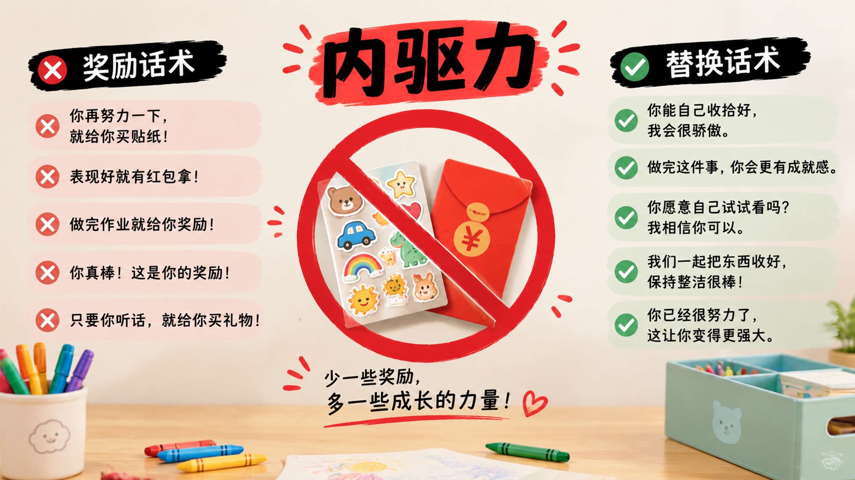孩子做什么都要奖励？3-6岁戒掉贴纸驱动的4步法