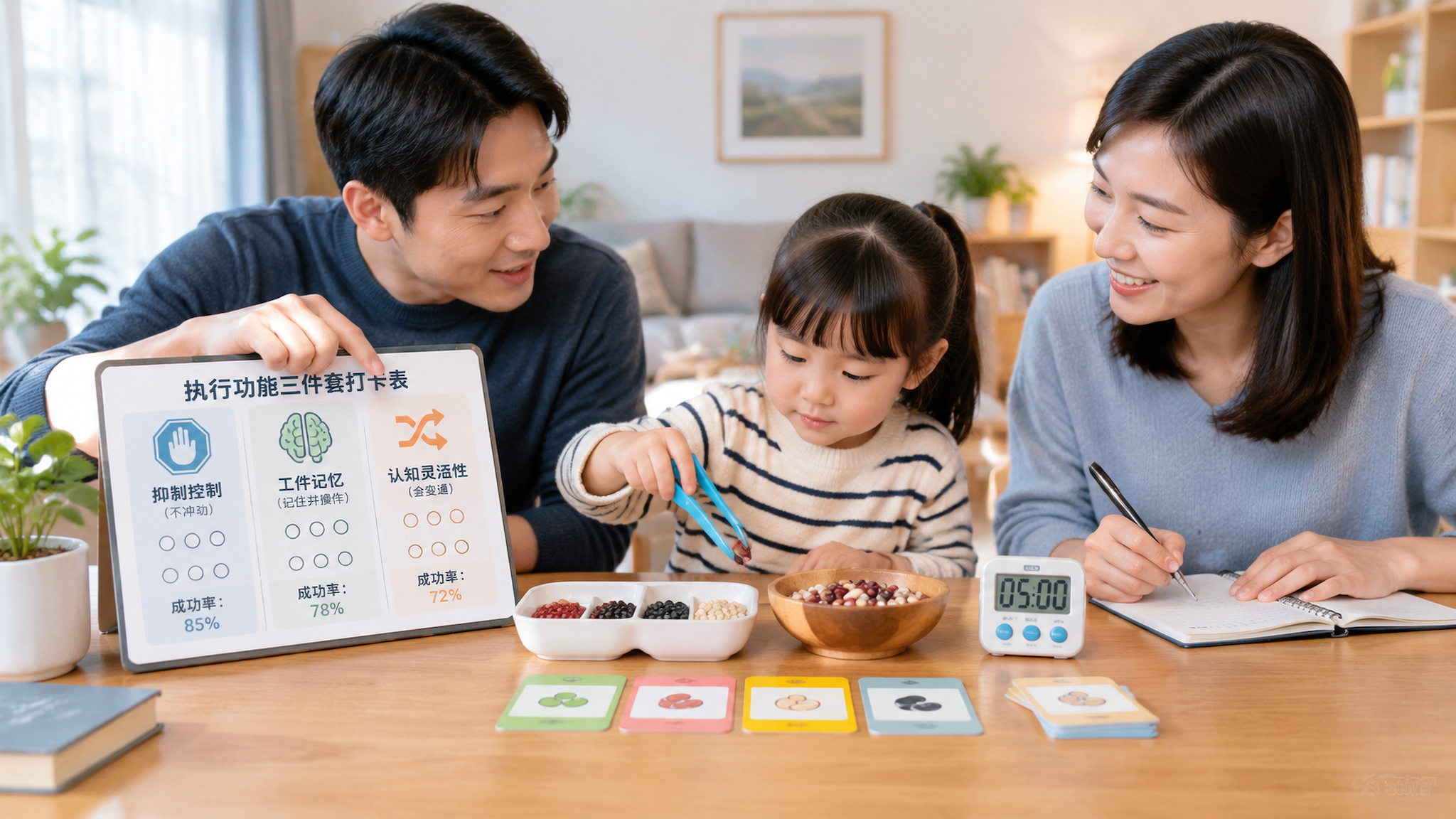国庆后返园坐不住？别卷识字，先练执行功能3件套