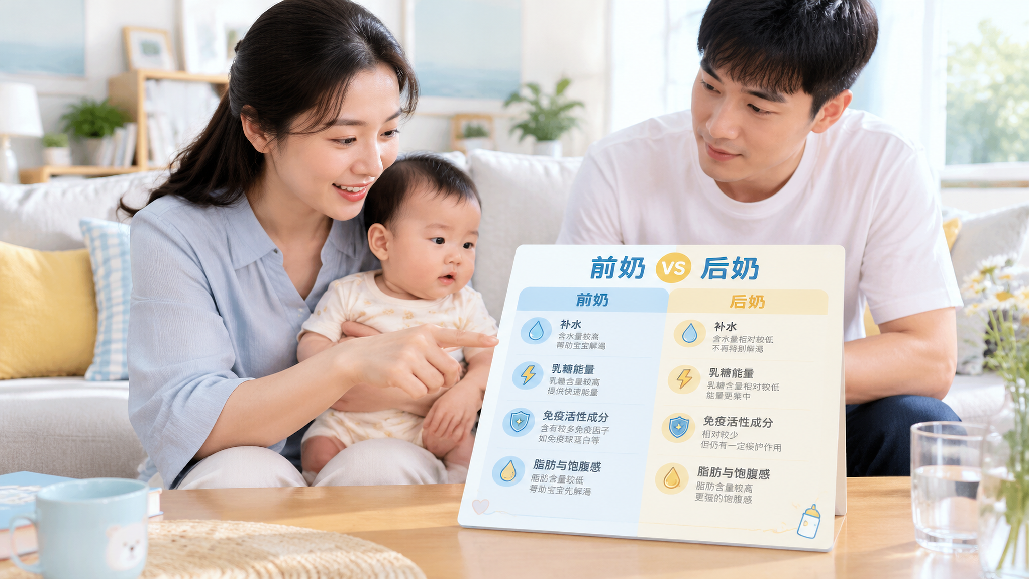 奶清像水不是差：夏天前奶在给宝宝补水